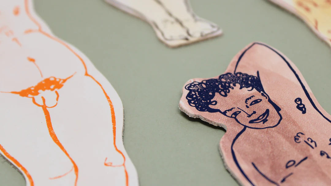 Ark - Nude Man Relaxed - Bookmark