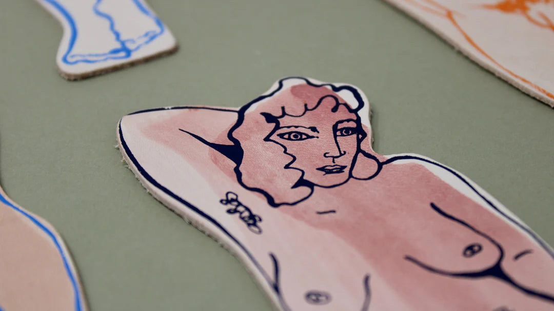 Ark - Nude Woman Relaxed - Bookmark