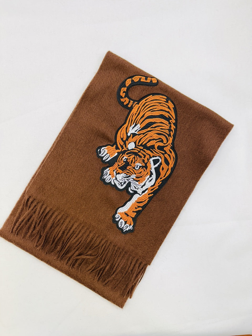 WORLD 26 Cashmere COUTURE Scarf - Chocolate - Dry Clean Only