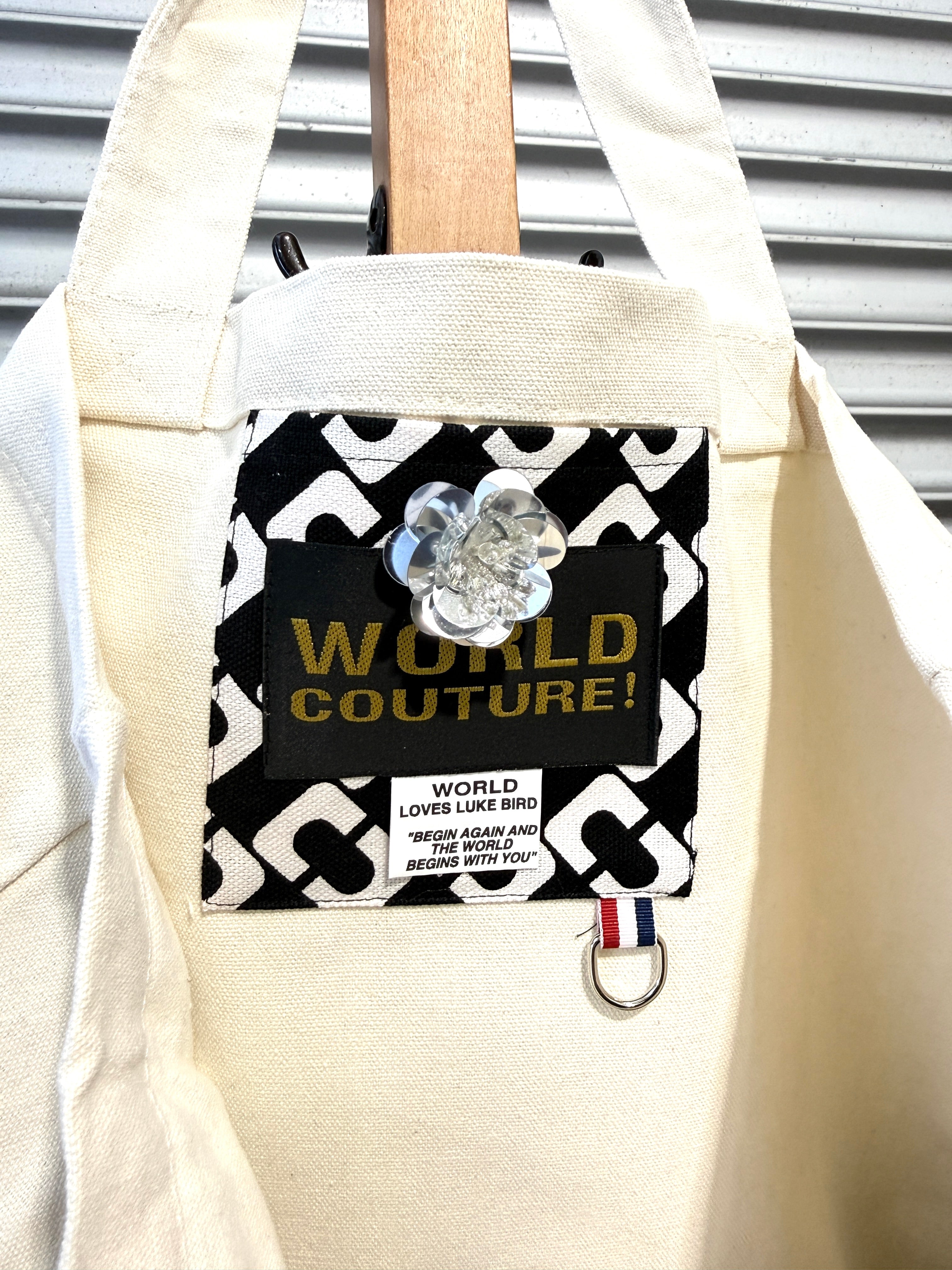 WORLD Loves LUKE BIRD - Matariki Couture Tote Bag - ONE OFF - You are my Good Luck Lady