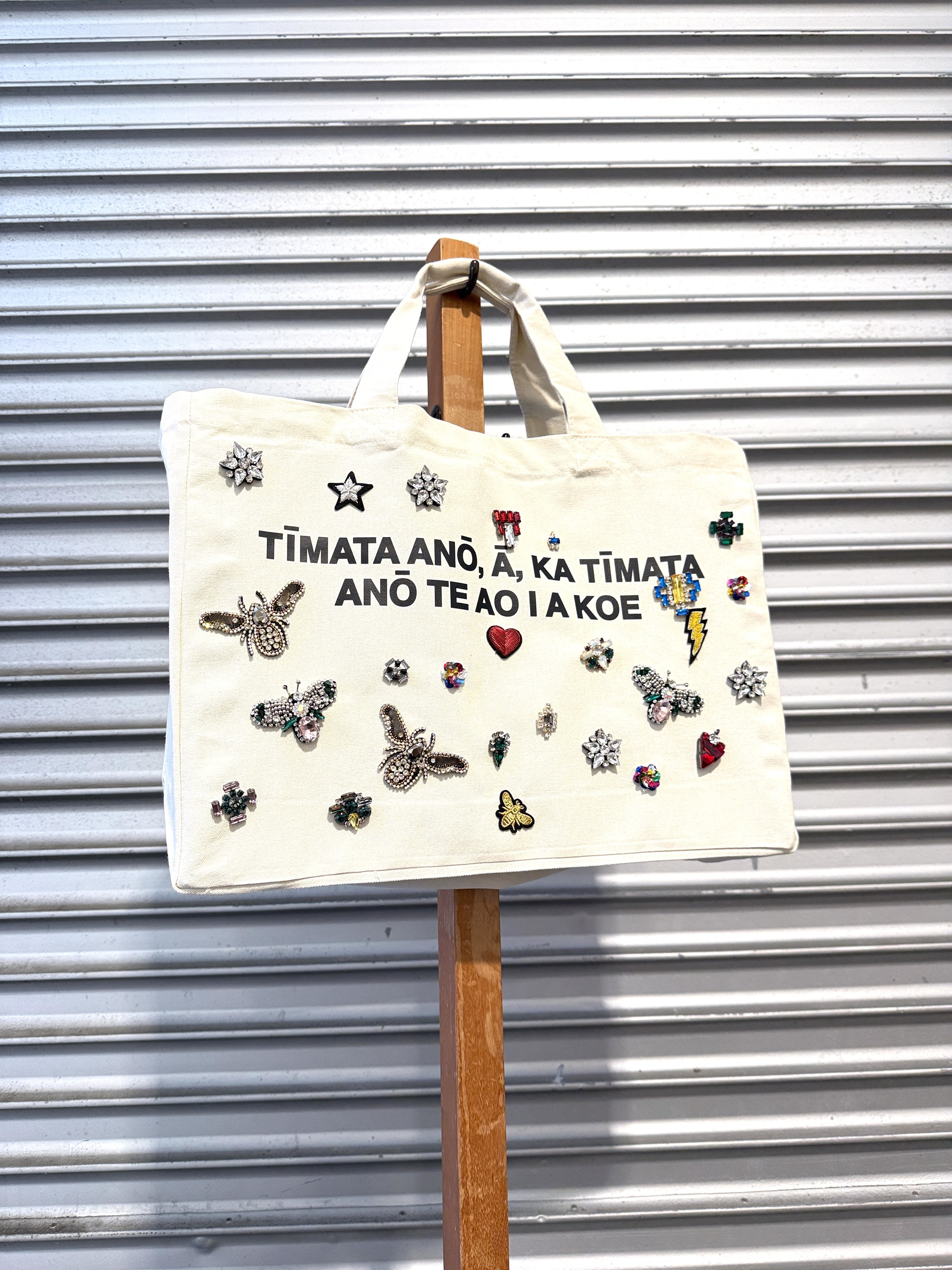 WORLD Loves LUKE BIRD - Matariki Couture Tote Bag - ONE OFF - Fly Amongst the Stars