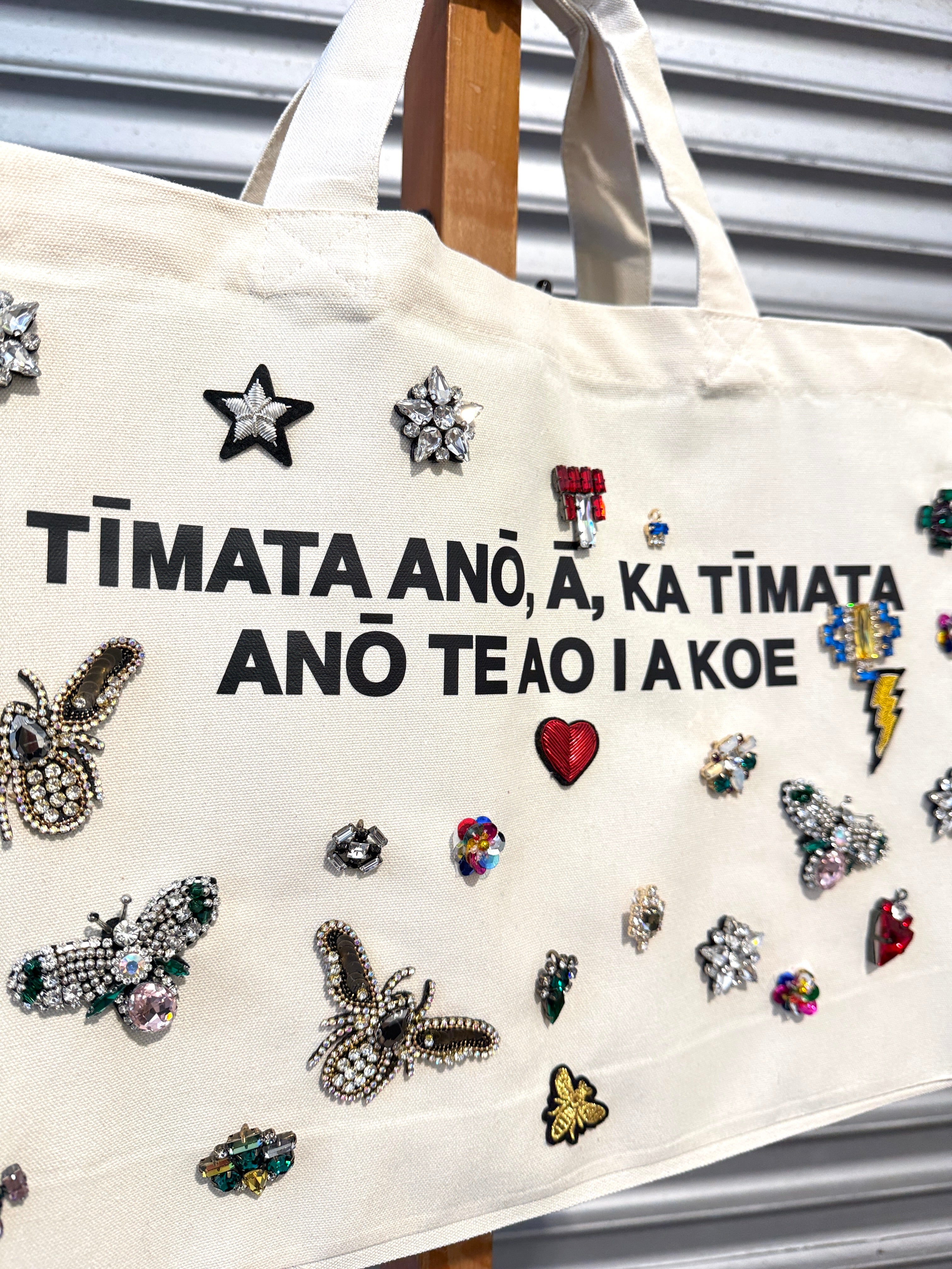 WORLD Loves LUKE BIRD - Matariki Couture Tote Bag - ONE OFF - Fly Amongst the Stars