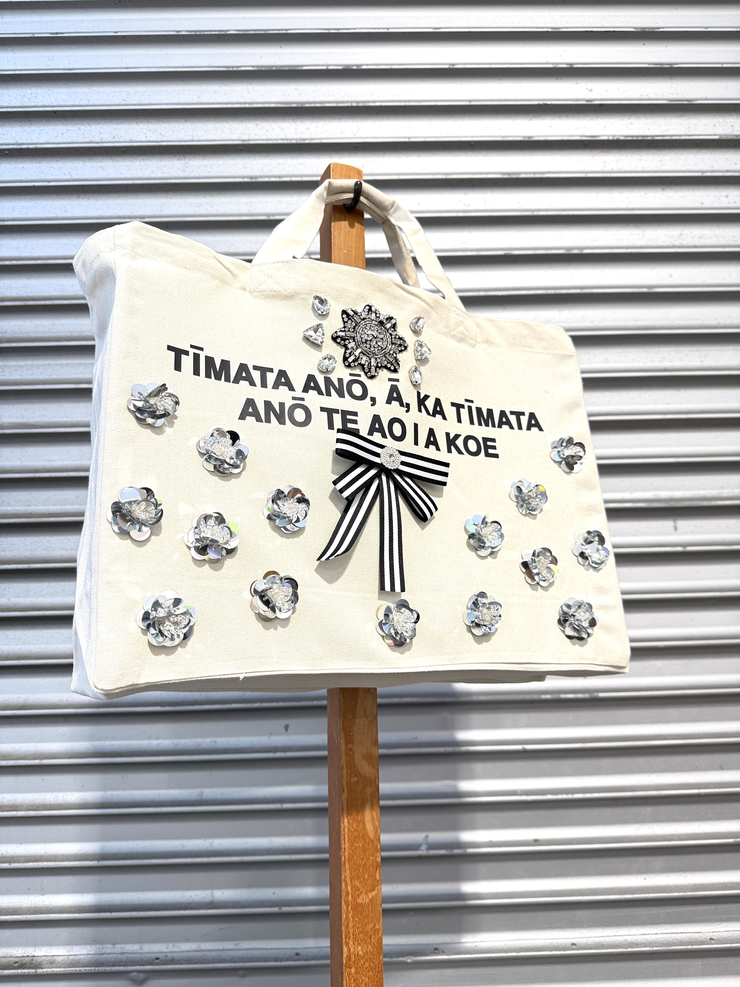 WORLD Loves LUKE BIRD - Matariki Couture Tote Bag - ONE OFF - You can be my Pleiades Star Cluster