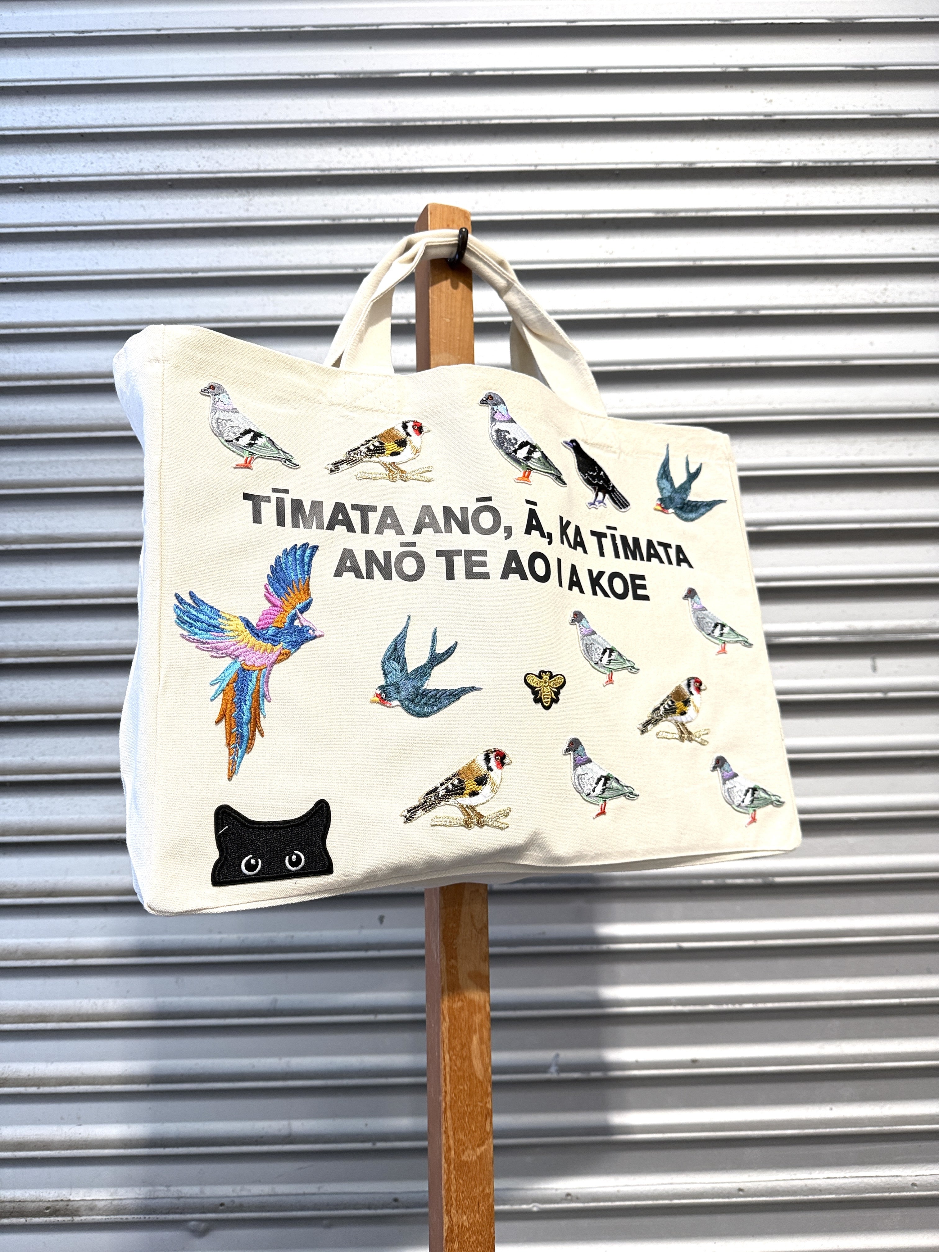 WORLD Loves LUKE BIRD - Matariki Couture Tote Bag - ONE OFF - Birds of a Feather Collect Others Together