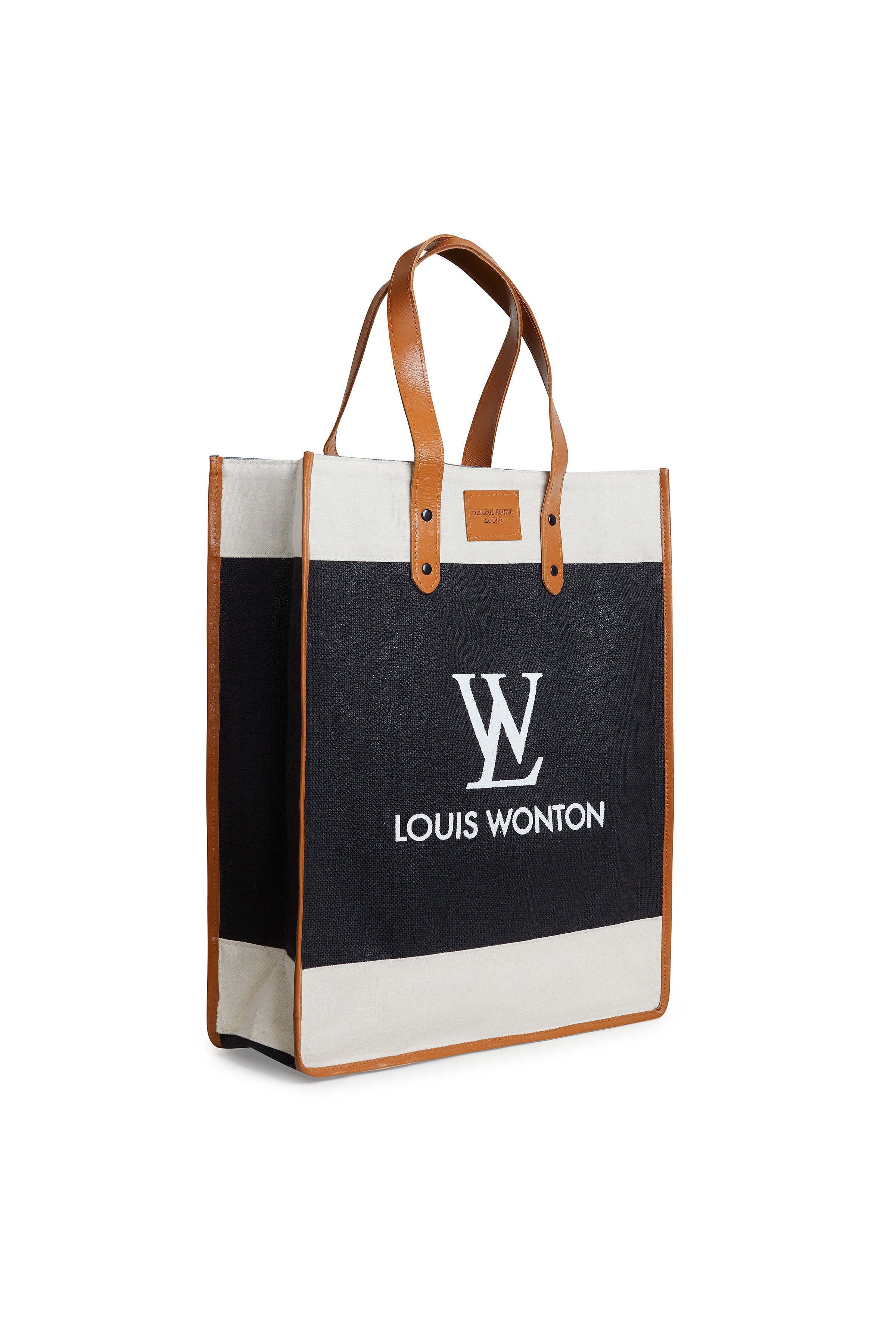 The Cool Hunter Market Bag Tan Leather - Louis Wonton - NEW