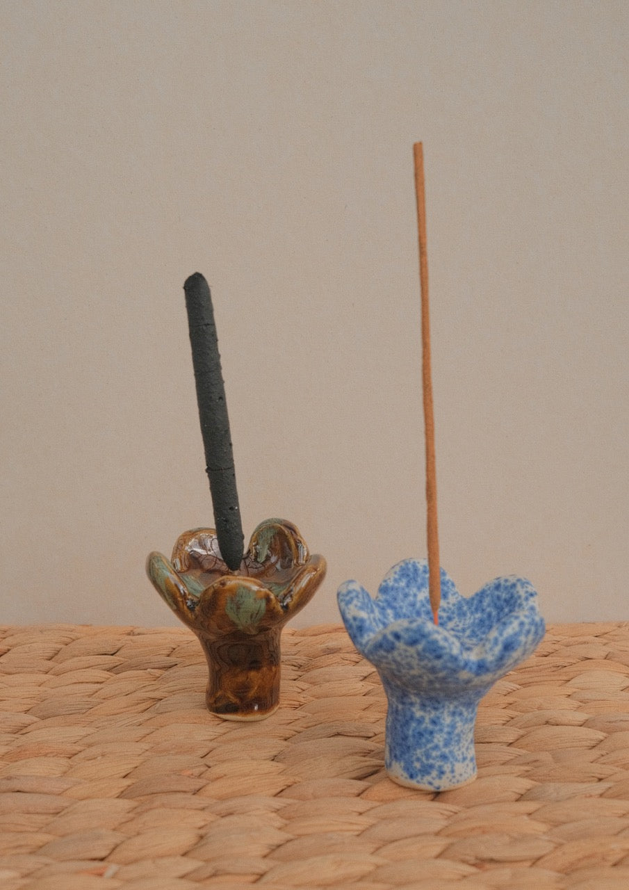 Kynd Ceramics - Large Incense Flower