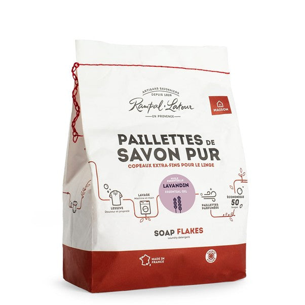 Rampal Latour - Pure Laundry Soap Flakes 750g Lavender