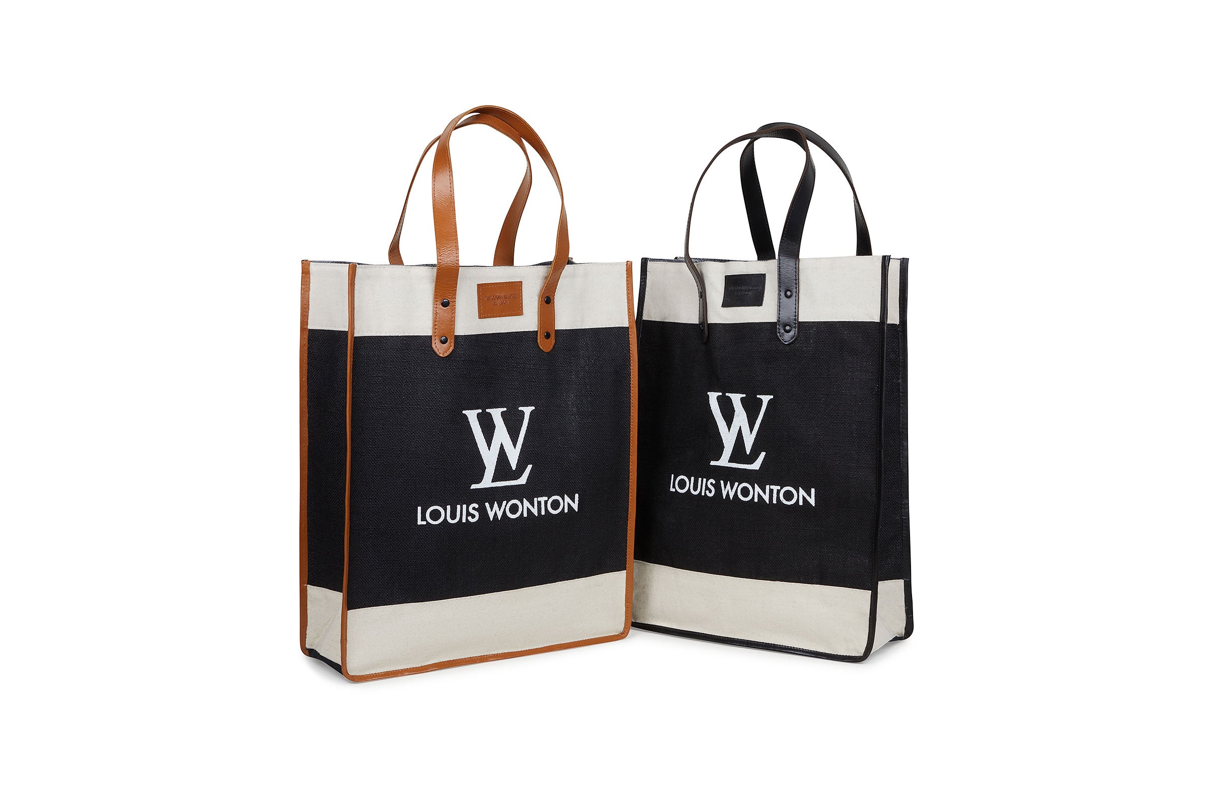 The Cool Hunter Market Bag Tan Leather - Louis Wonton - NEW