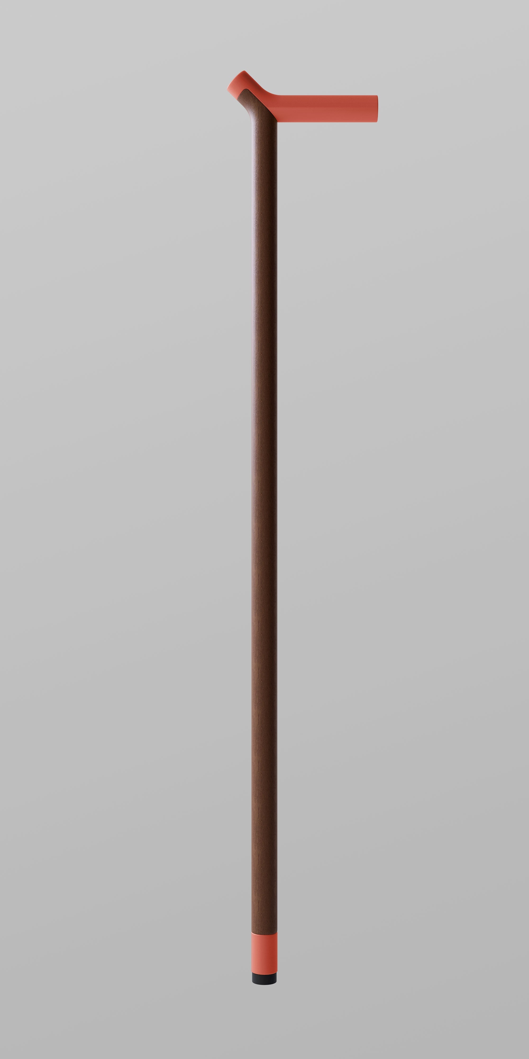 Uno. Coral and Walnut