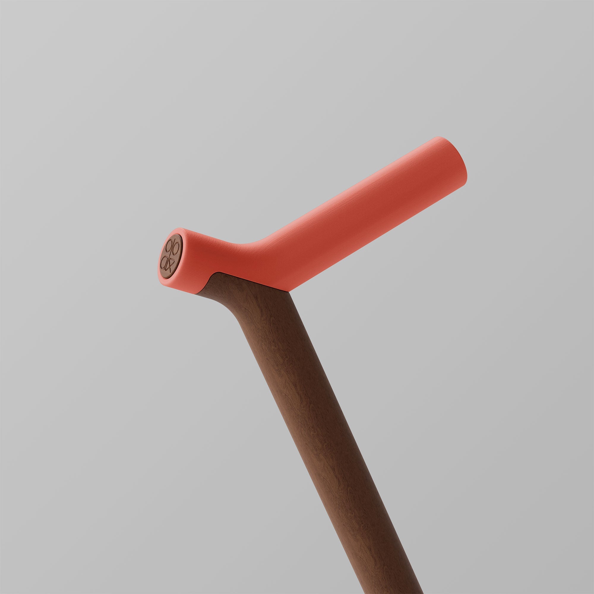 Uno. Coral and Walnut