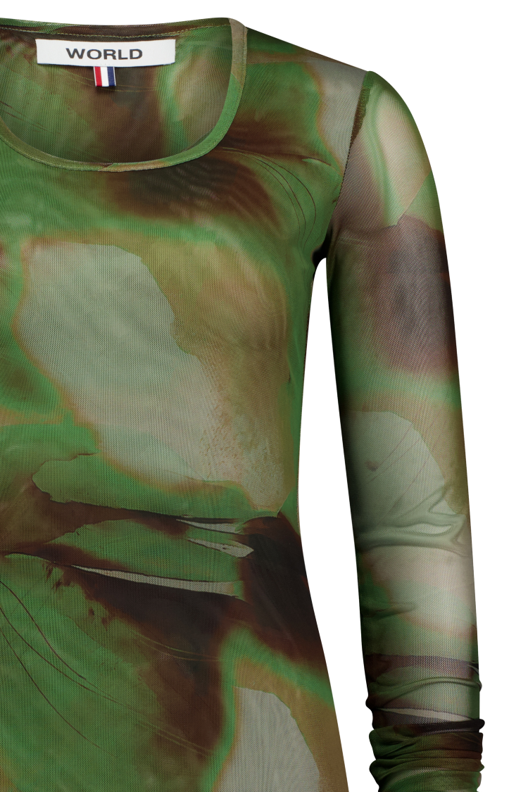 WORLD 5635 Octo Top 2026 Green Brown - ONE SIZE