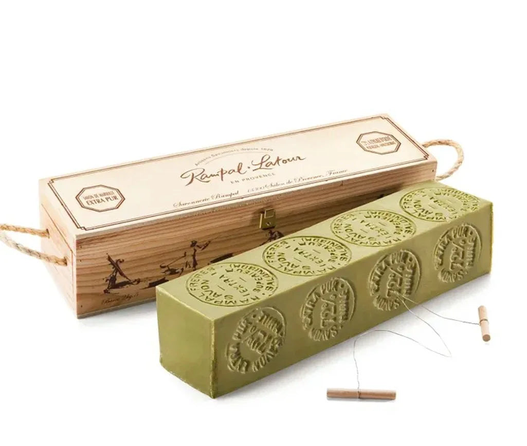 Rampal Latour Extra Pure Marseille Soap Brick Stamped By Hand Boxed 2.5kg