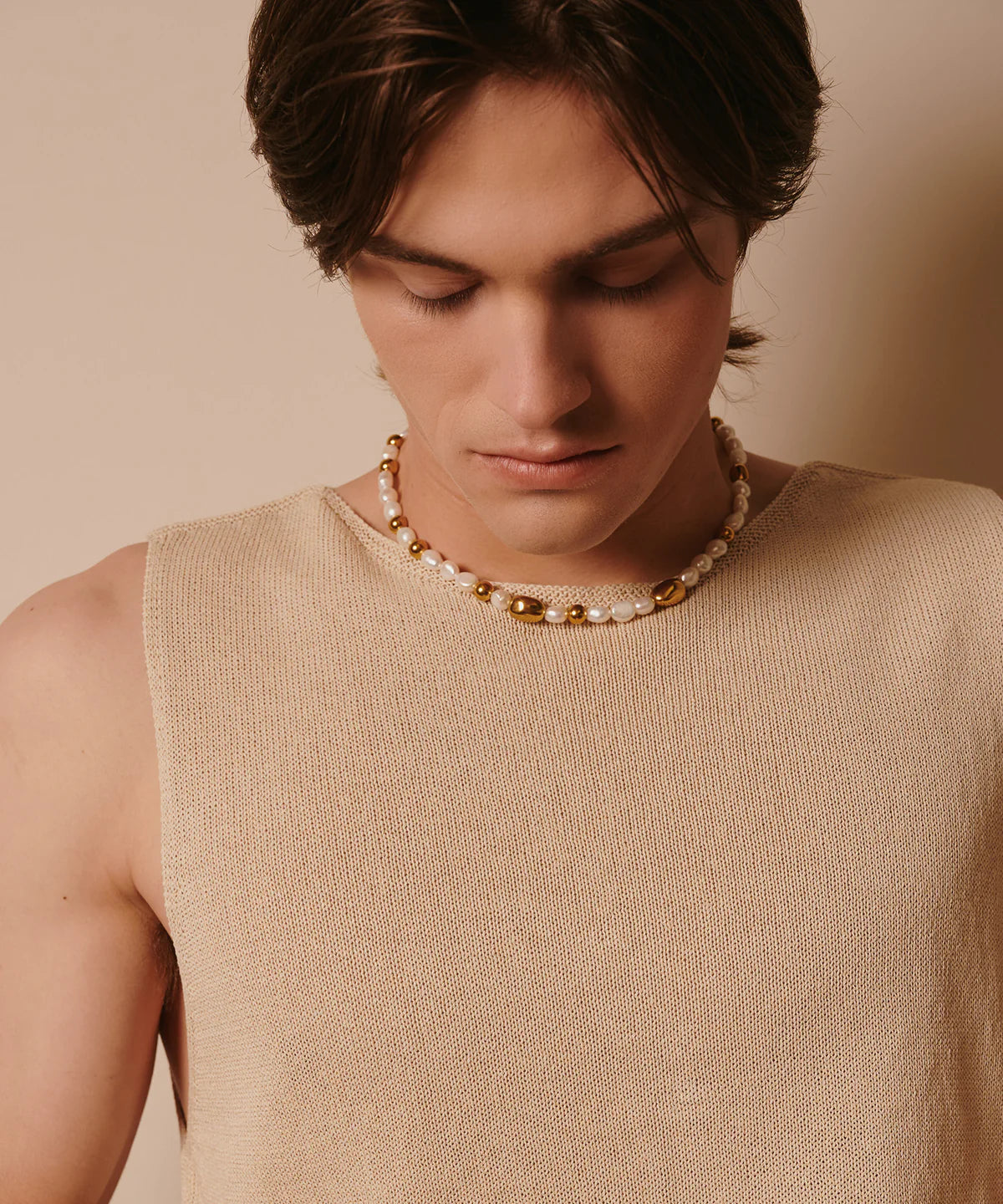 Spiritus Stones - Primal Sage Necklace with Pearls