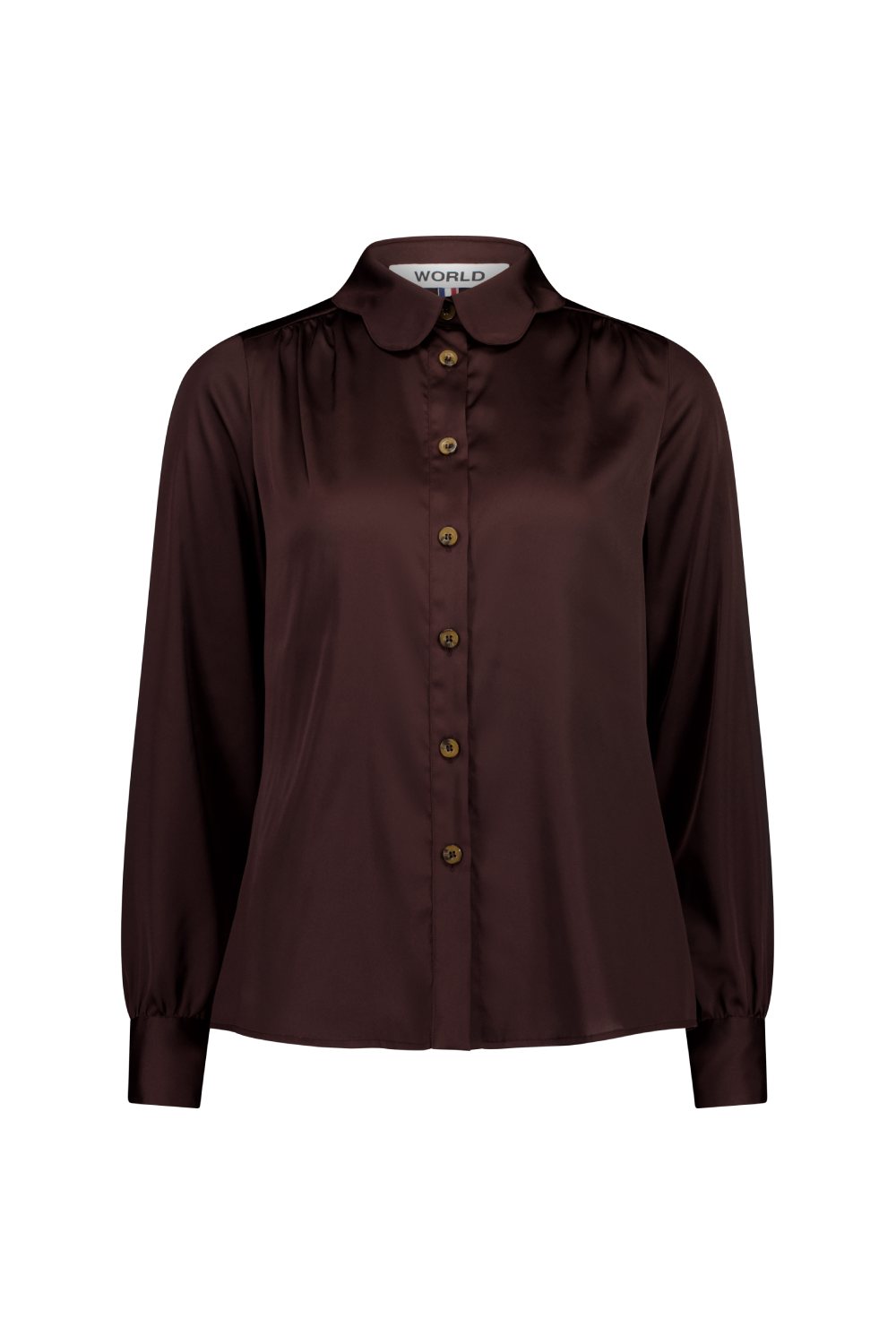 WORLD 5613 Peplos Shirt Brown