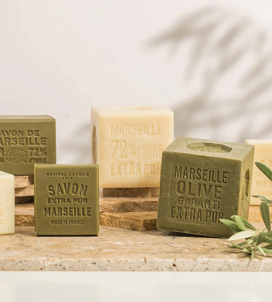 Rampal Latour Extra Pure Marseille Soap Unwrapped Cube 600g