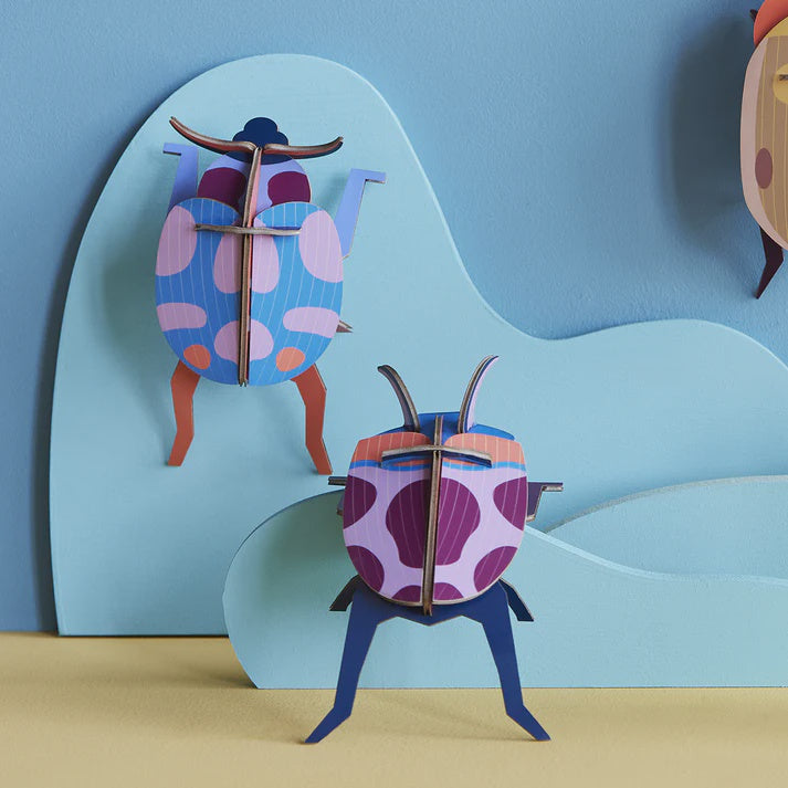 Studio Roof: Wall Art Beetles (B7) Coccinelle Couple