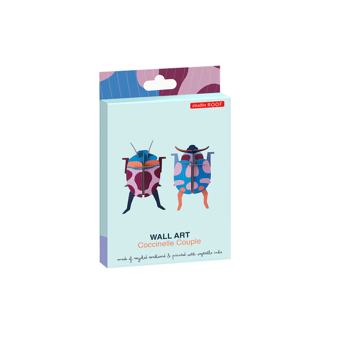 Studio Roof: Wall Art Beetles (B7) Coccinelle Couple