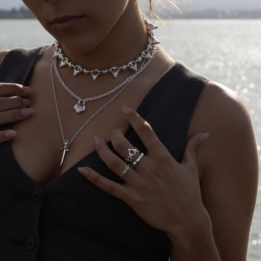 TAKEN by STORM: Snow Ring Gold Plated