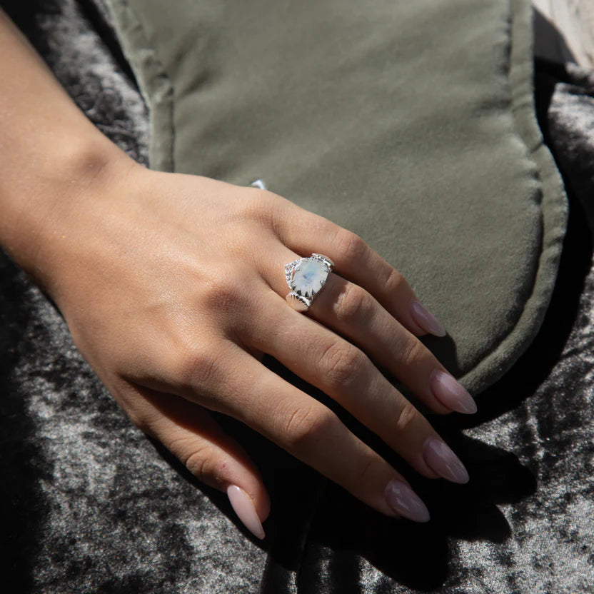 TAKEN by STORM: Siren Tears Ring Sterling Silver