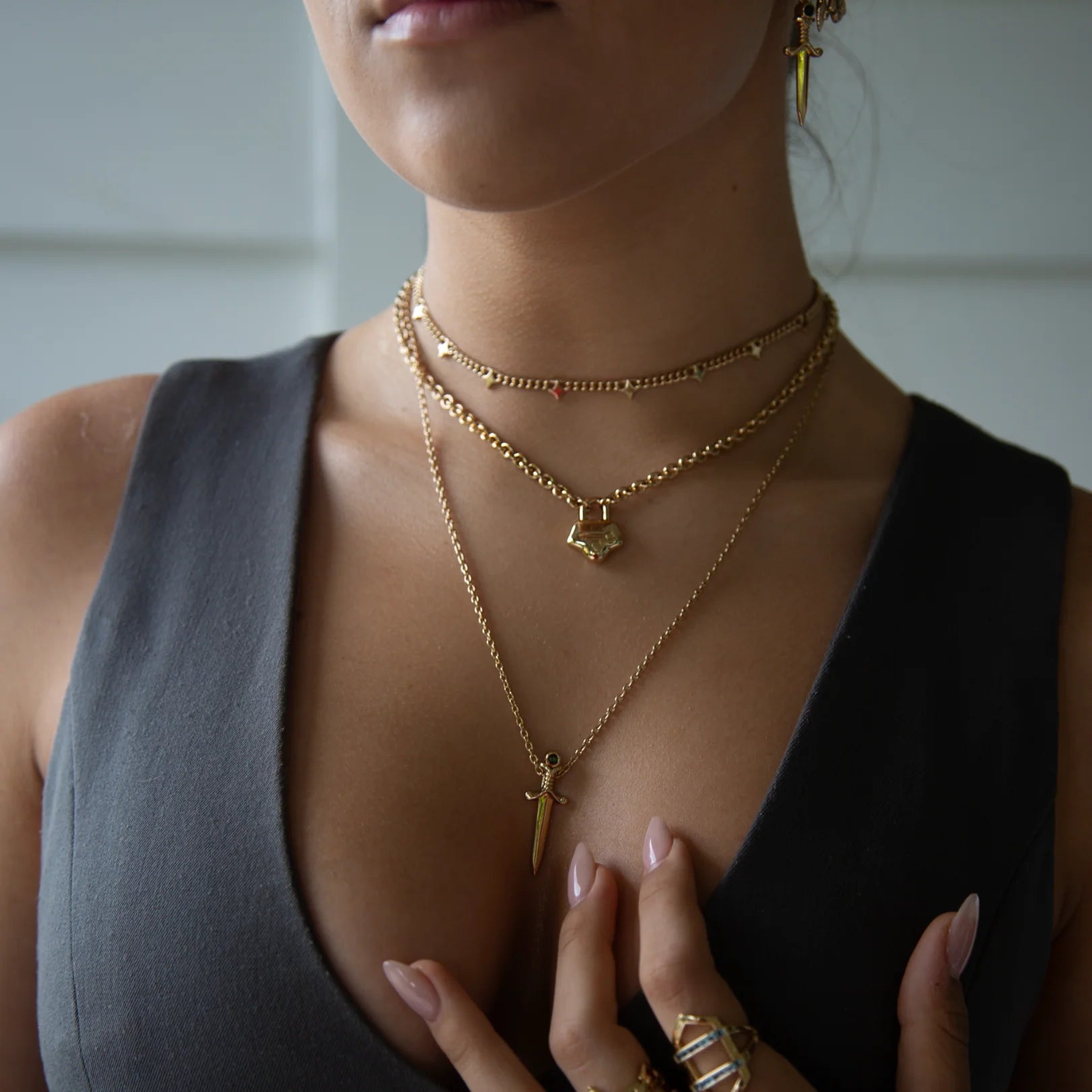 TAKEN by STORM: Star Crossed Choker Gold