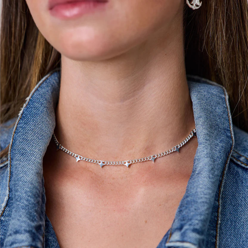 TAKEN by STORM: Star Crossed Choker Sterling Silver
