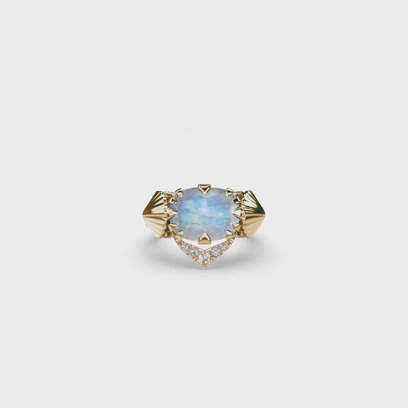 TAKEN by STORM: Siren Tears Ring Gold Plated