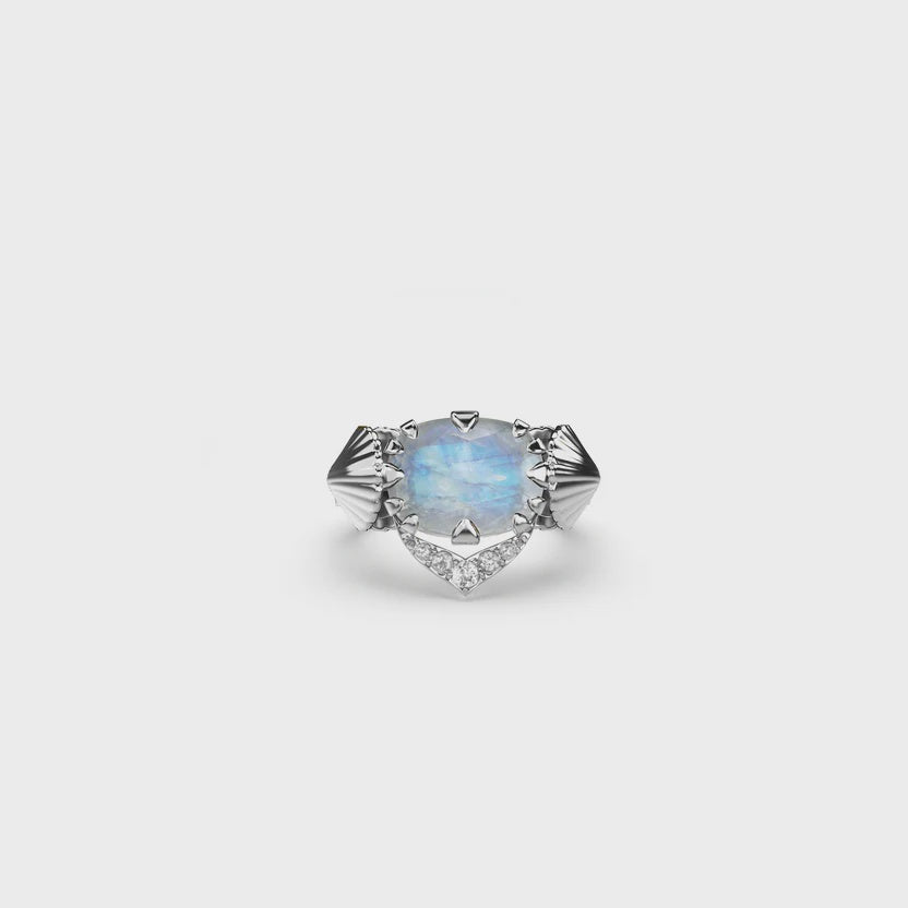 TAKEN by STORM: Siren Tears Ring Sterling Silver