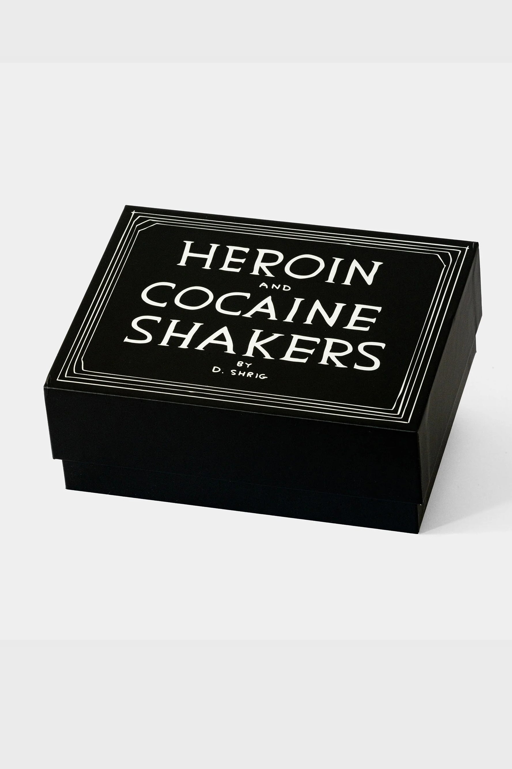 Heroin and Cocaine  Salt & Pepper Shakers by David Shrigley