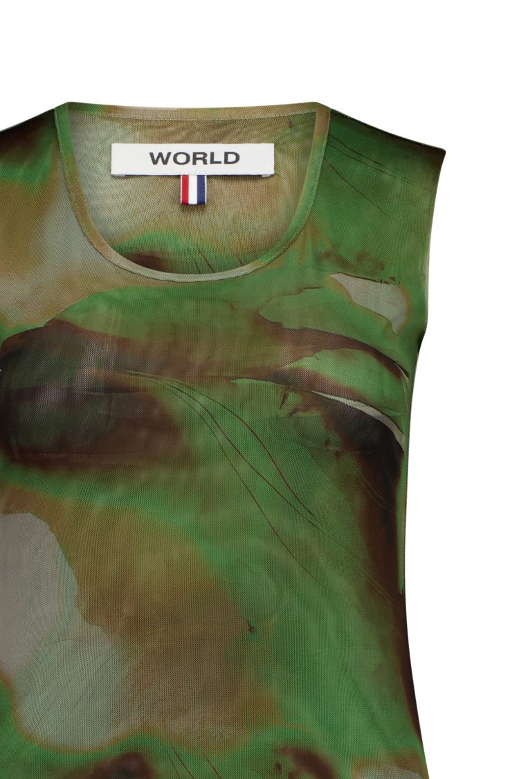 WORLD 5636 Sushi Top 2026 Green Brown - ONE SIZE