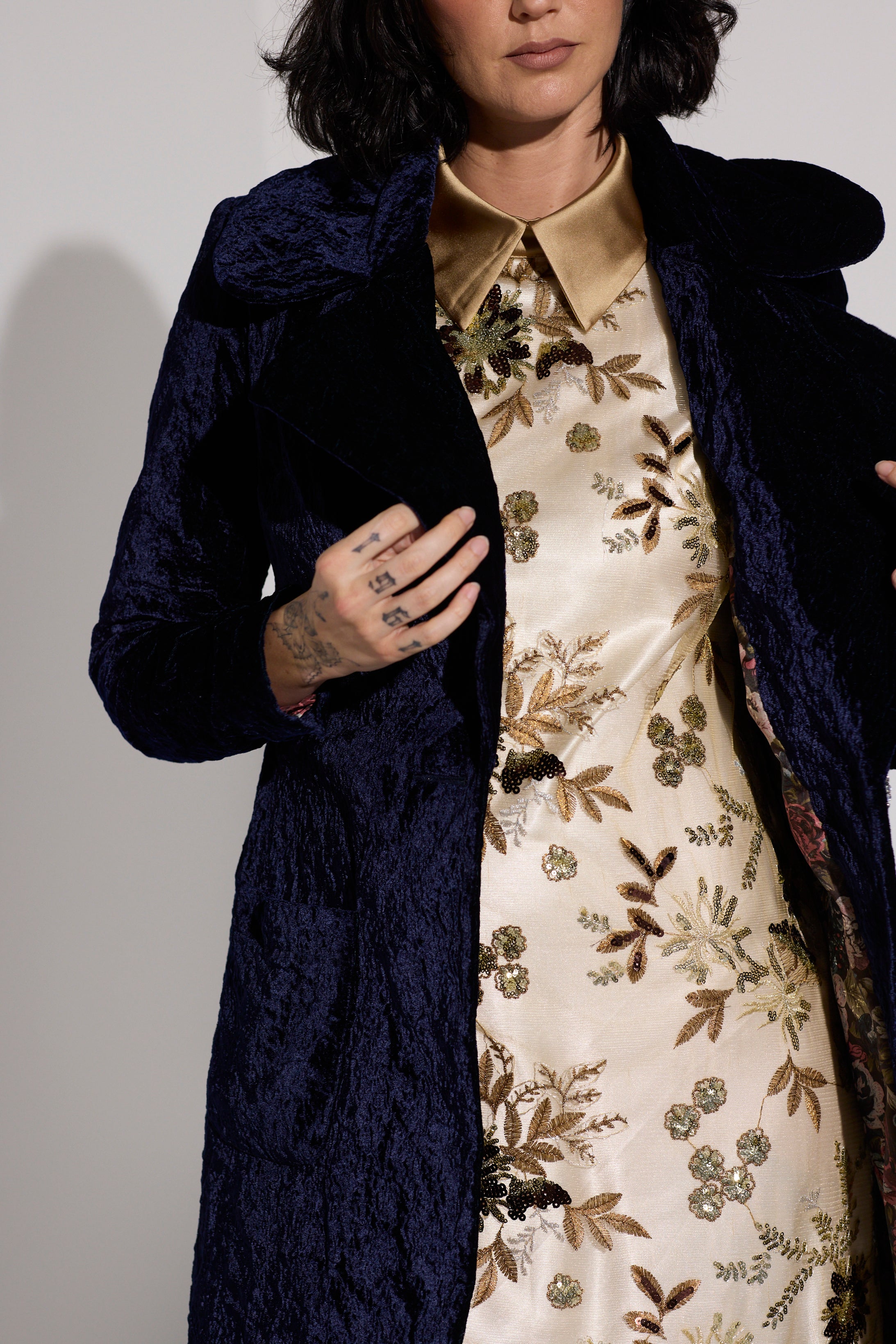 WORLD 5618 Memory Coat Navy