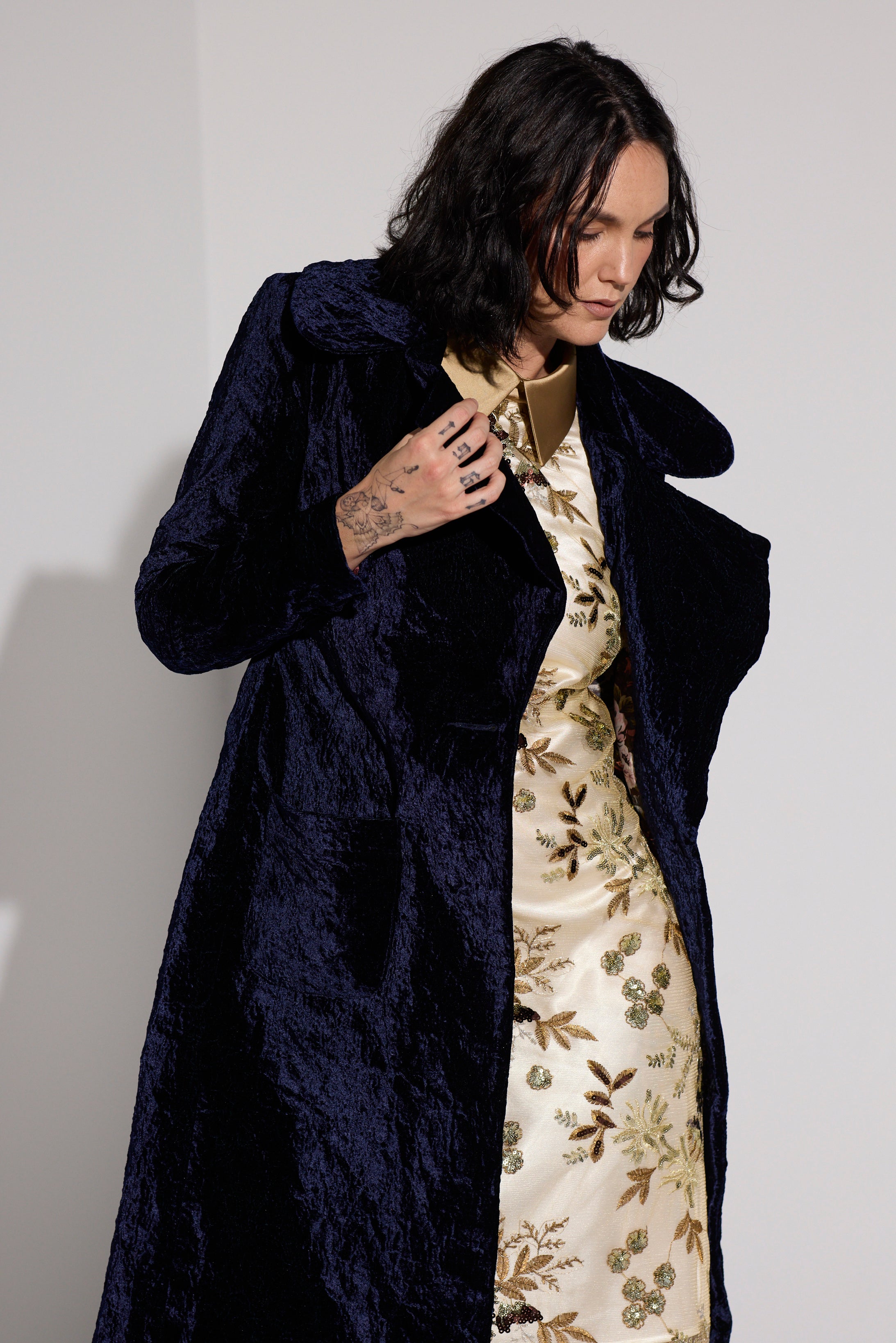 WORLD 5618 Memory Coat Navy