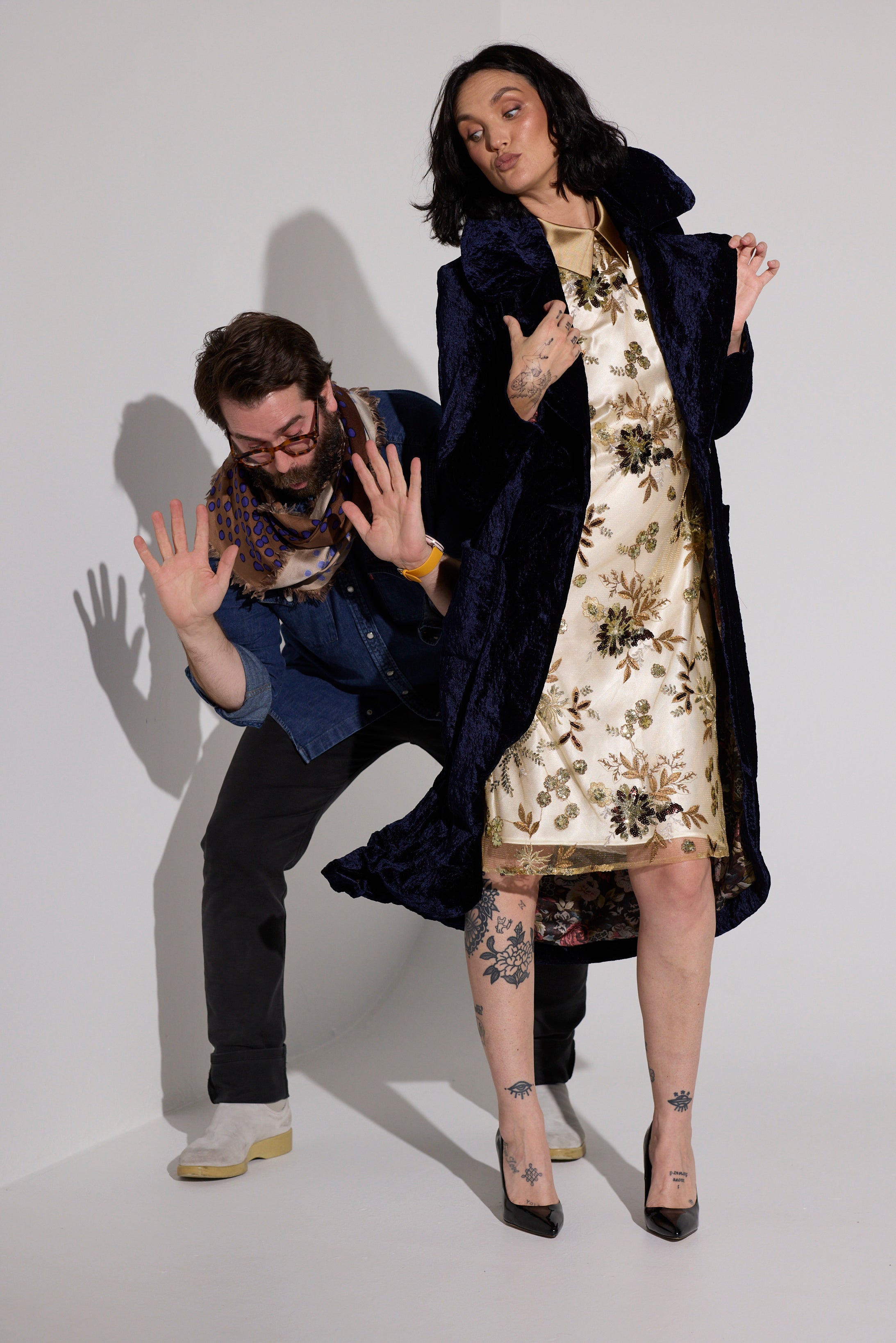 WORLD 5618 Memory Coat Navy