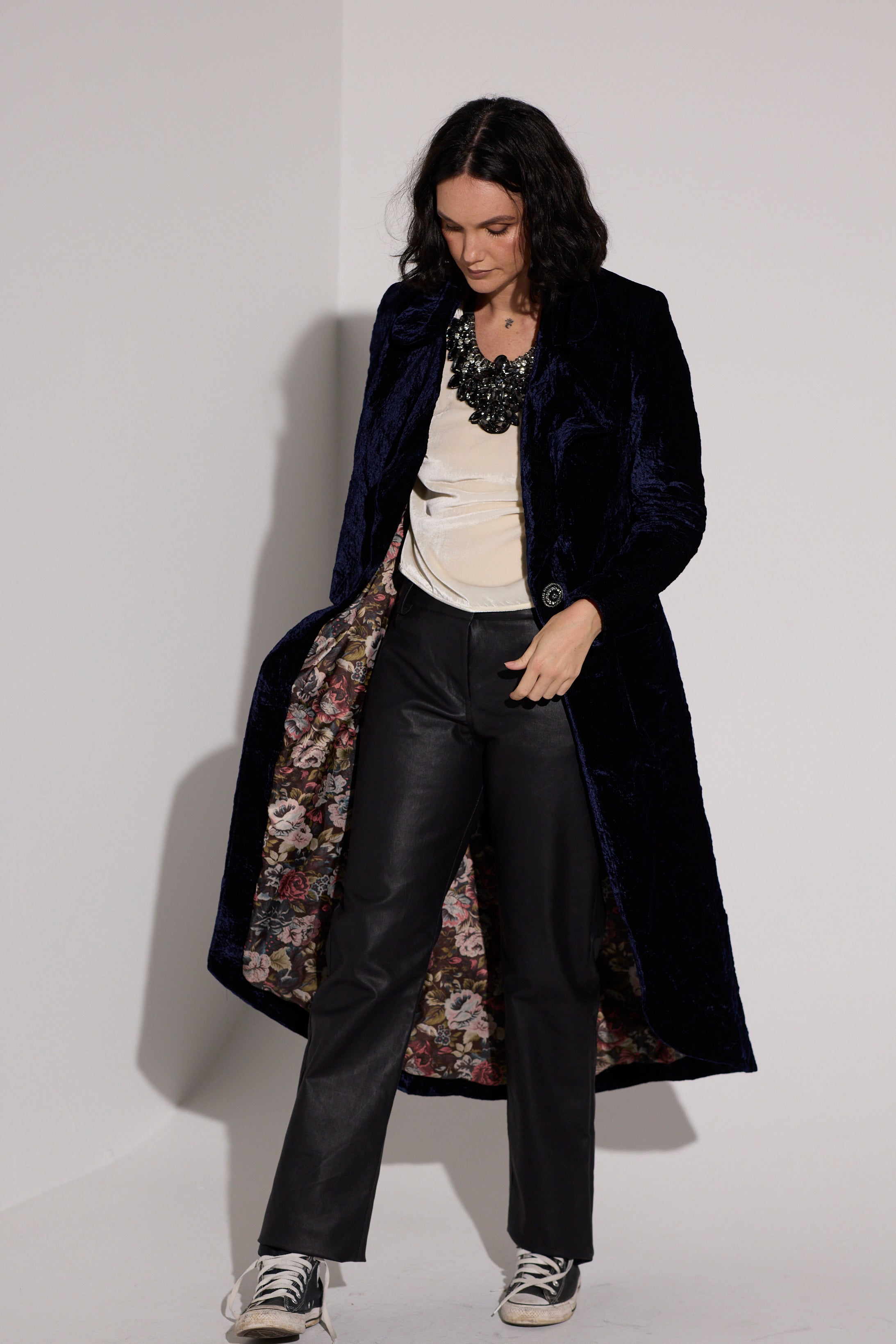 WORLD 5618 Memory Coat Navy