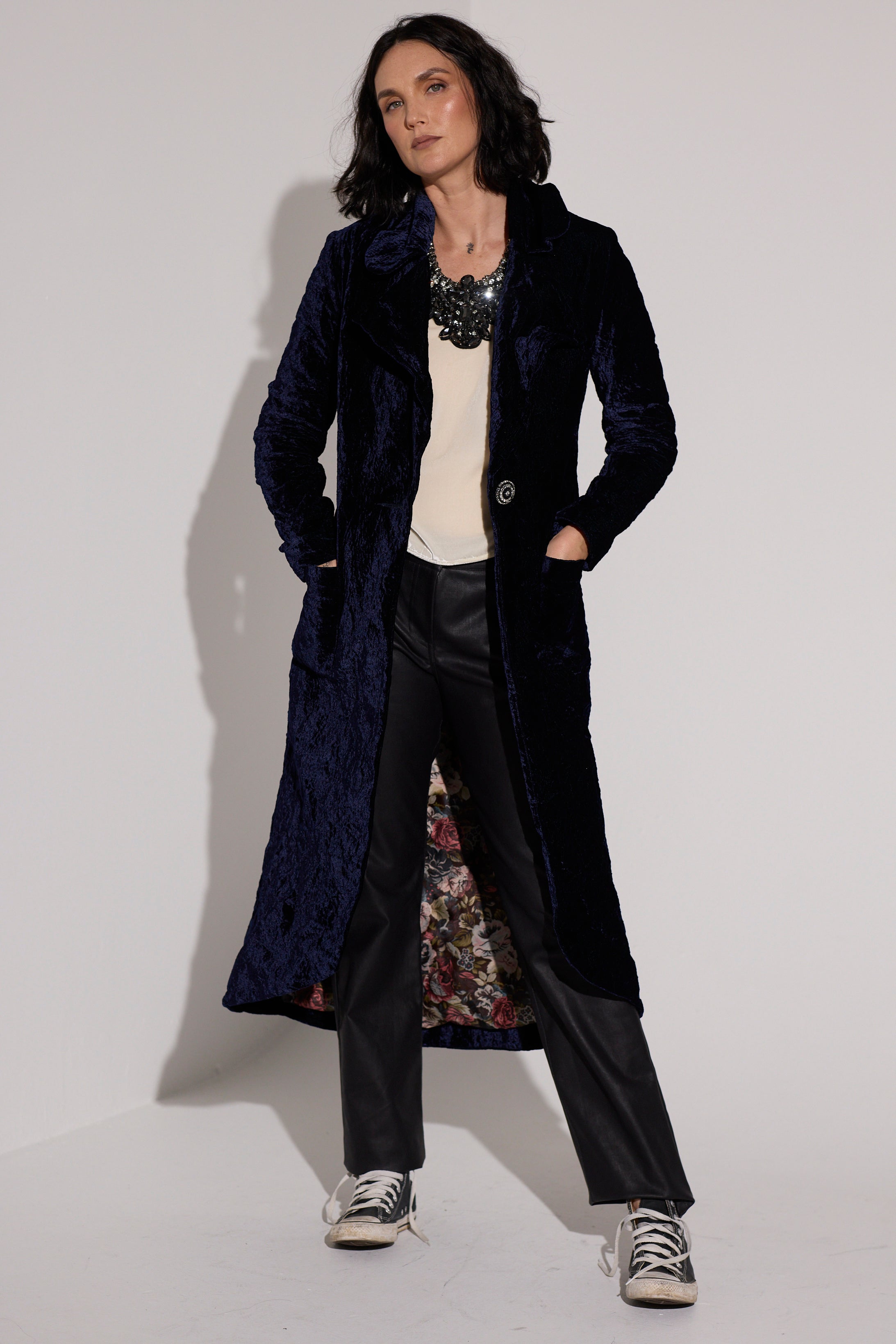 WORLD 5618 Memory Coat Navy