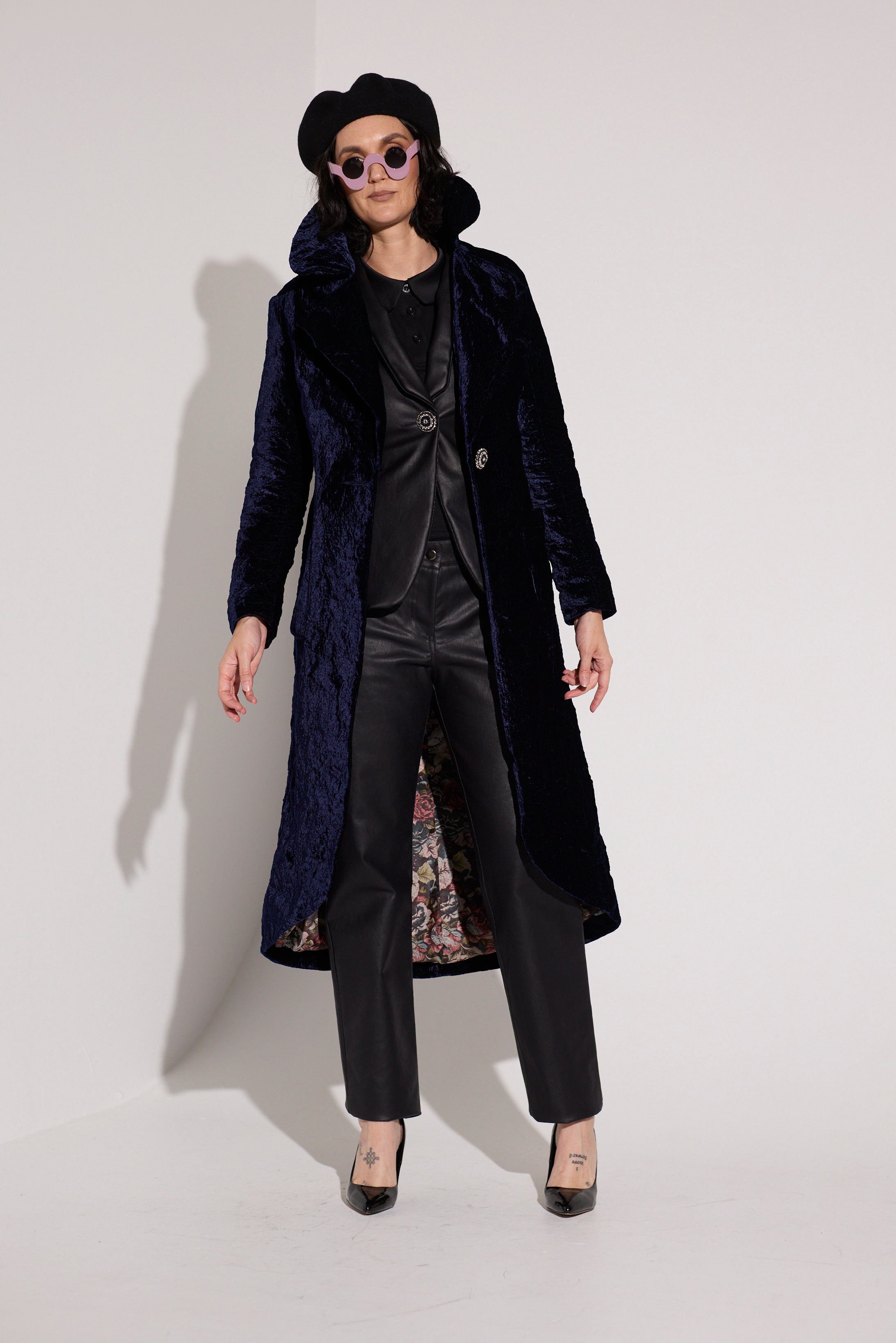 WORLD 5618 Memory Coat Navy