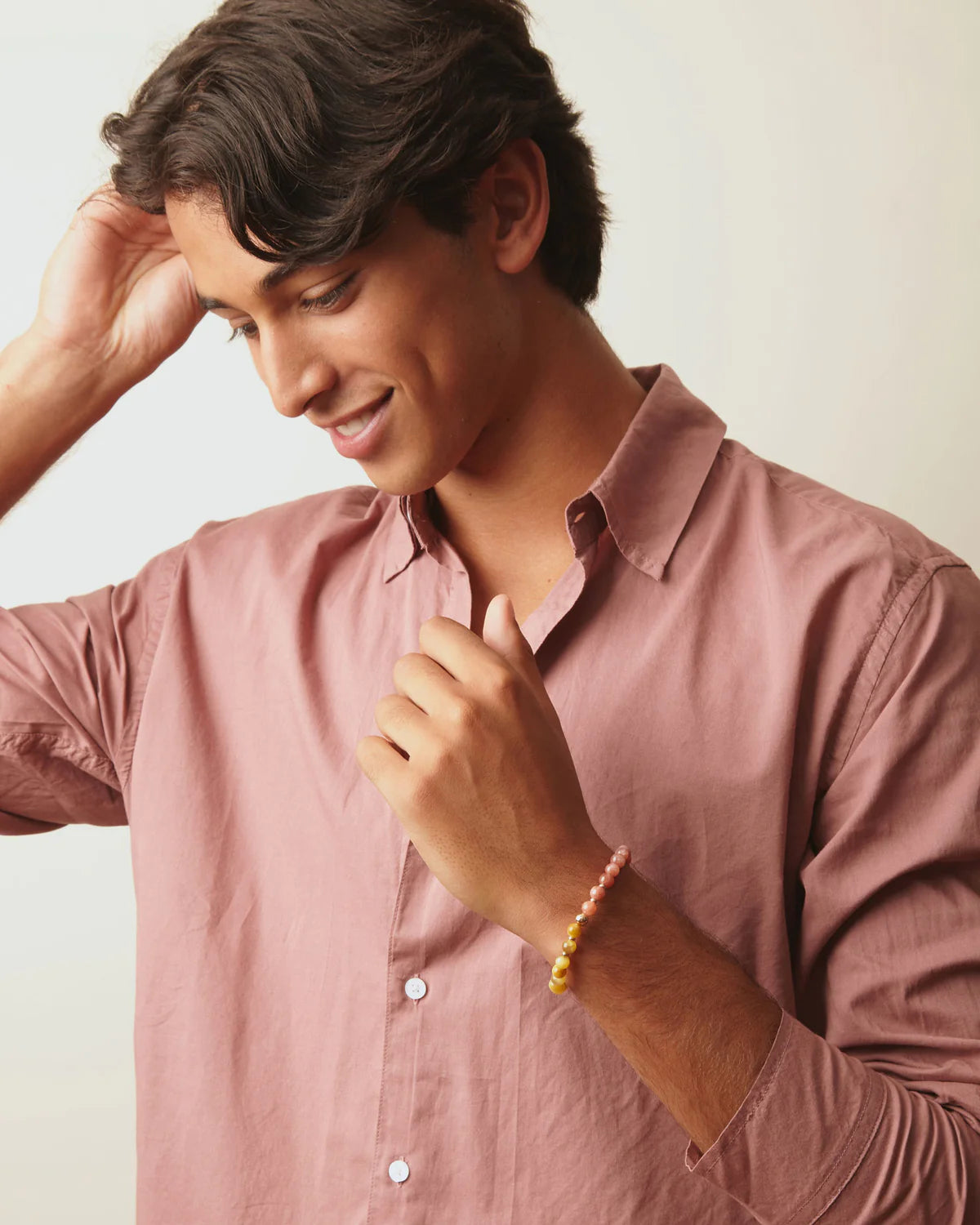 Spiritus Stones - The Sun-Seeker Bracelet with Sunstone & Golden Tiger's Eye