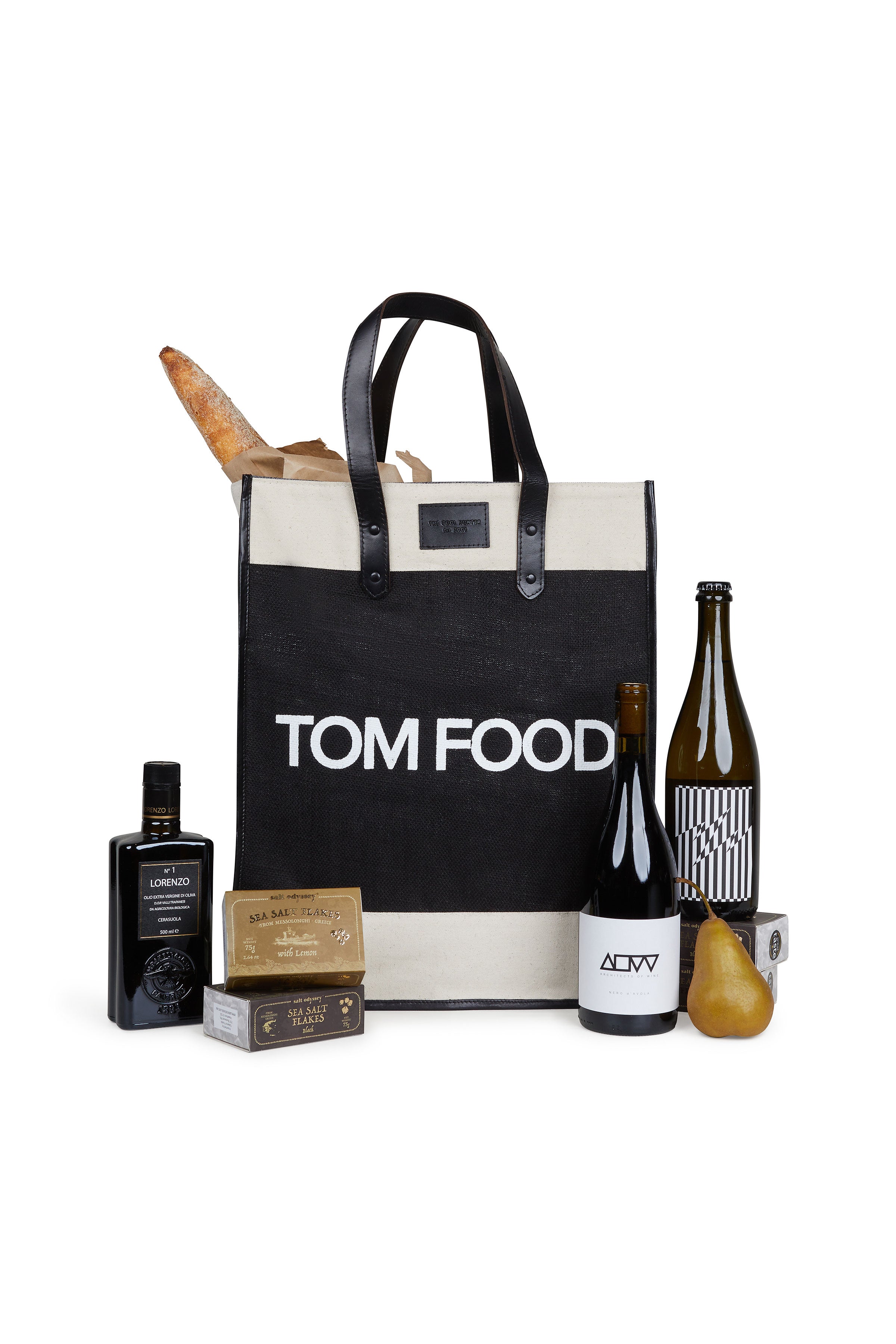 The Cool Hunter Market Bag Black Leather - Tom Food - NEW