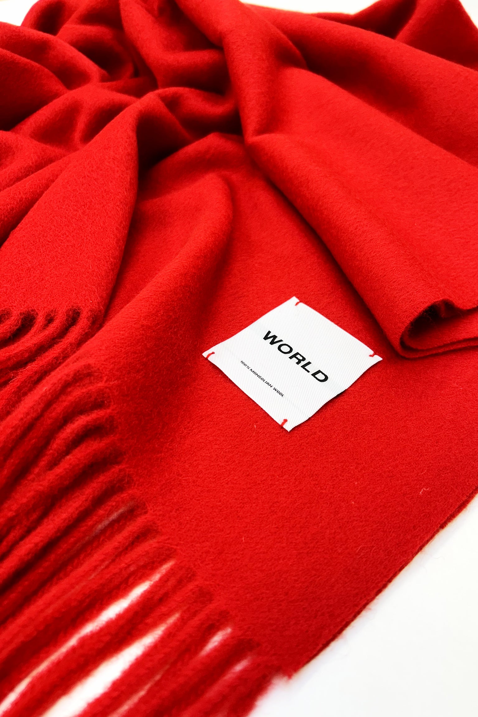 WORLD wool scarf