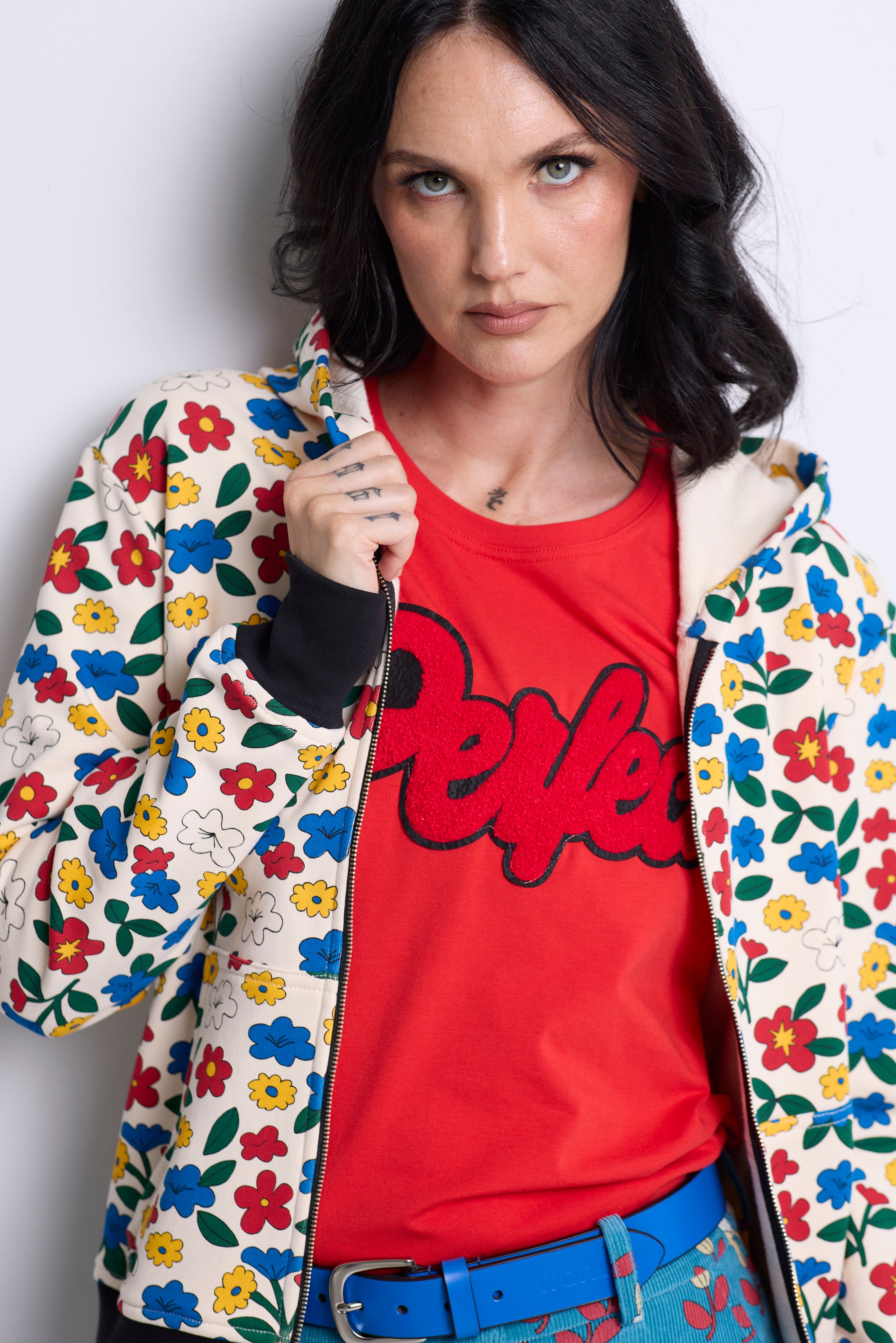 WORLD 5561 Folklore Hoodie Floral (UNISEX)