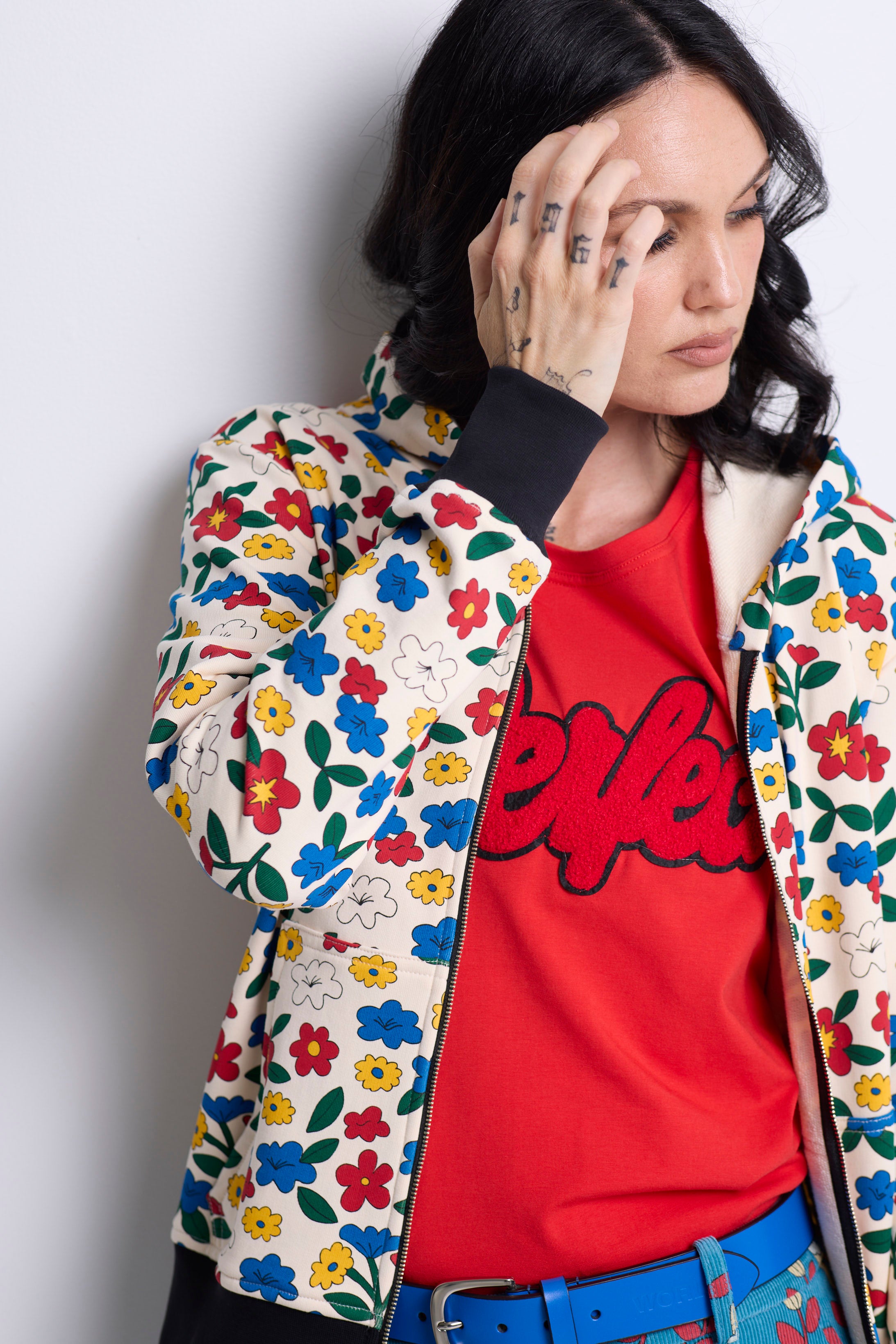 WORLD 5561 Folklore Hoodie Floral (UNISEX)