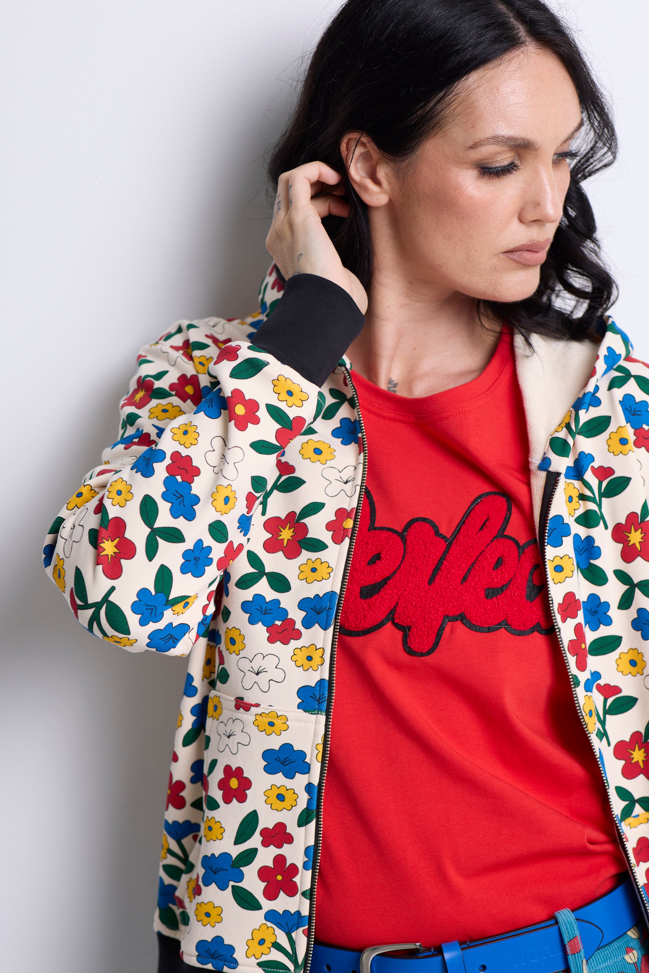 WORLD 5561 Folklore Hoodie Floral (UNISEX)