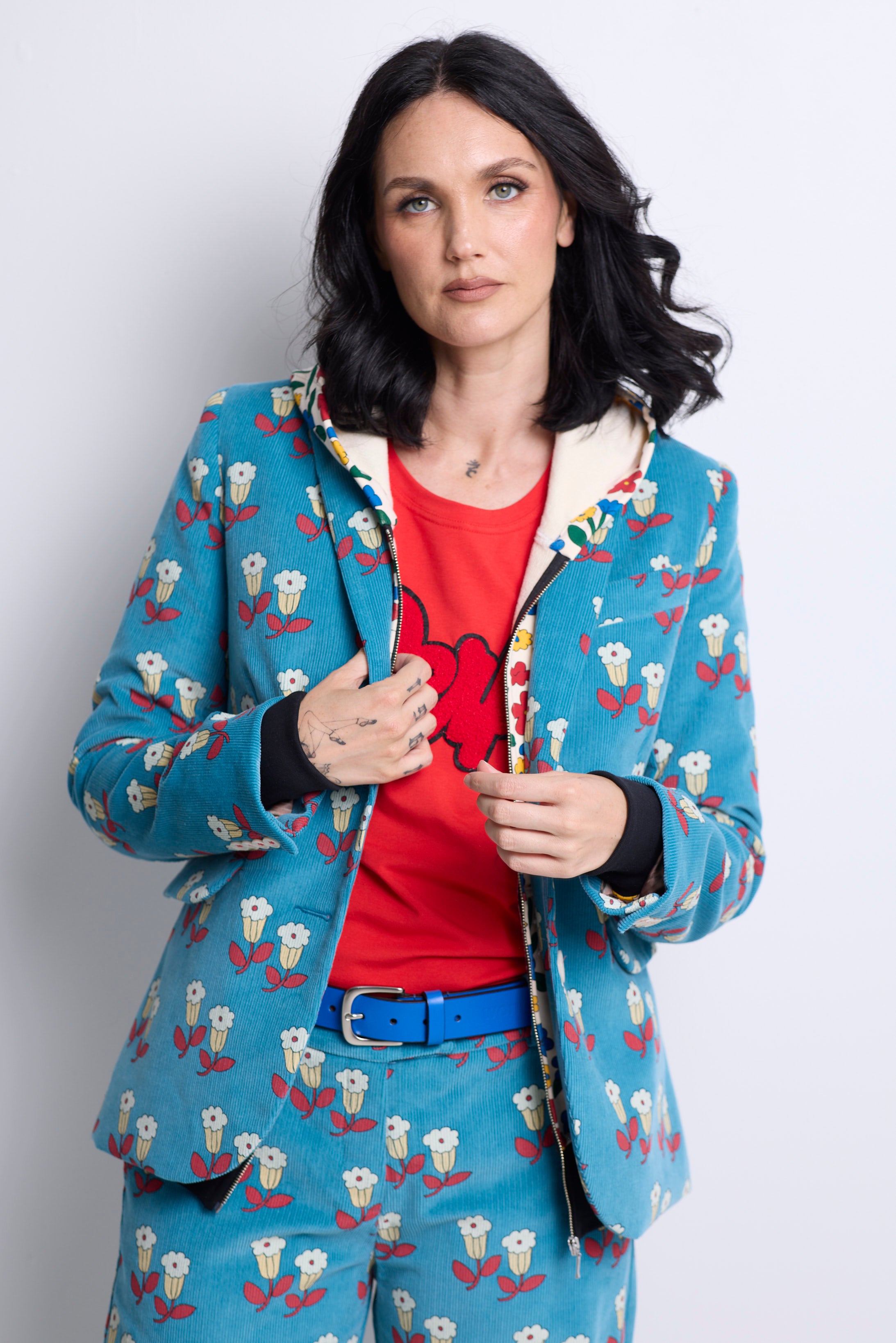 WORLD 5561 Folklore Hoodie Floral (UNISEX)