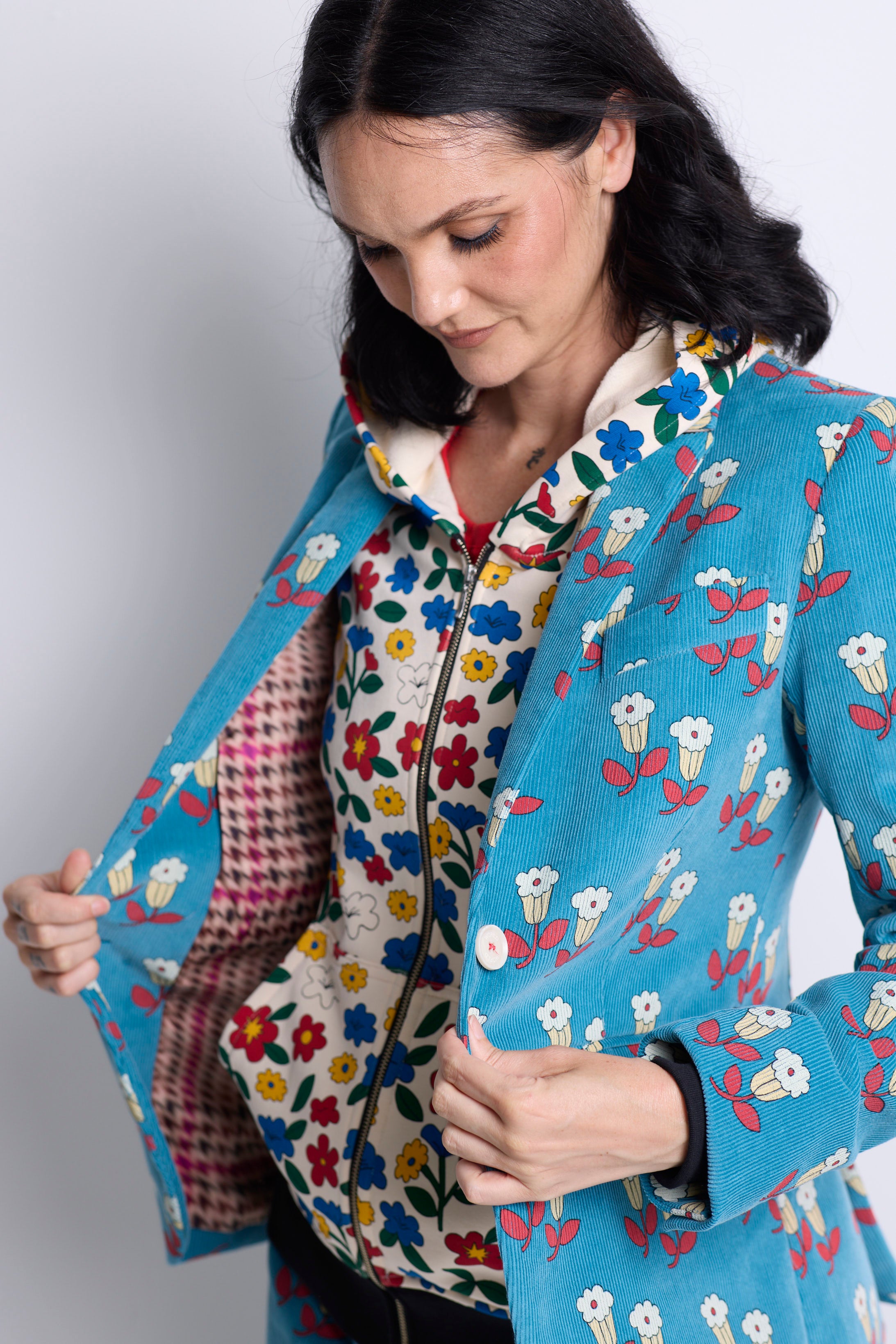 WORLD 5561 Folklore Hoodie Floral (UNISEX)