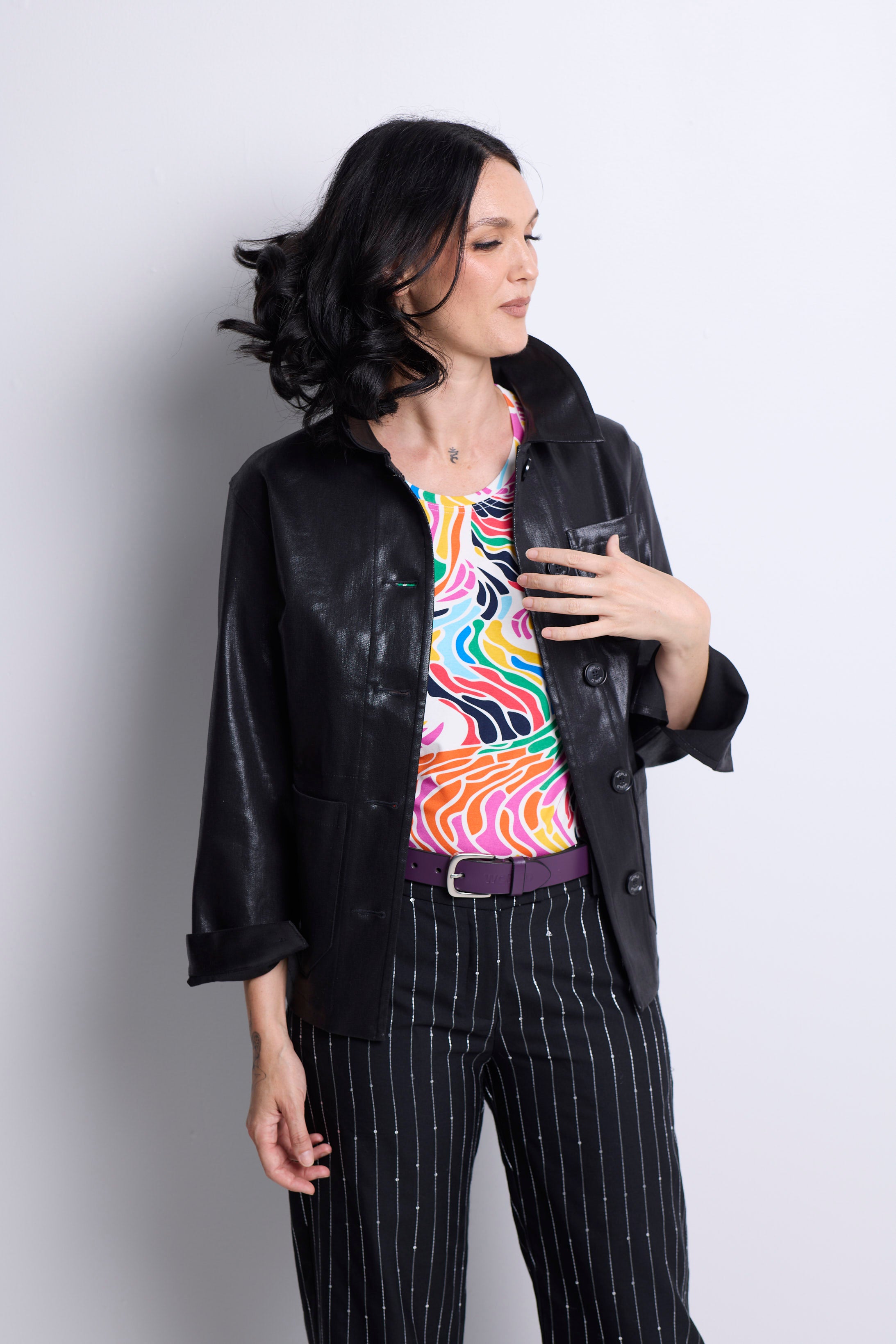 WORLD 5065 Flow T-Shirt Multi w/ Embroidered Balloon Dog (UNISEX)