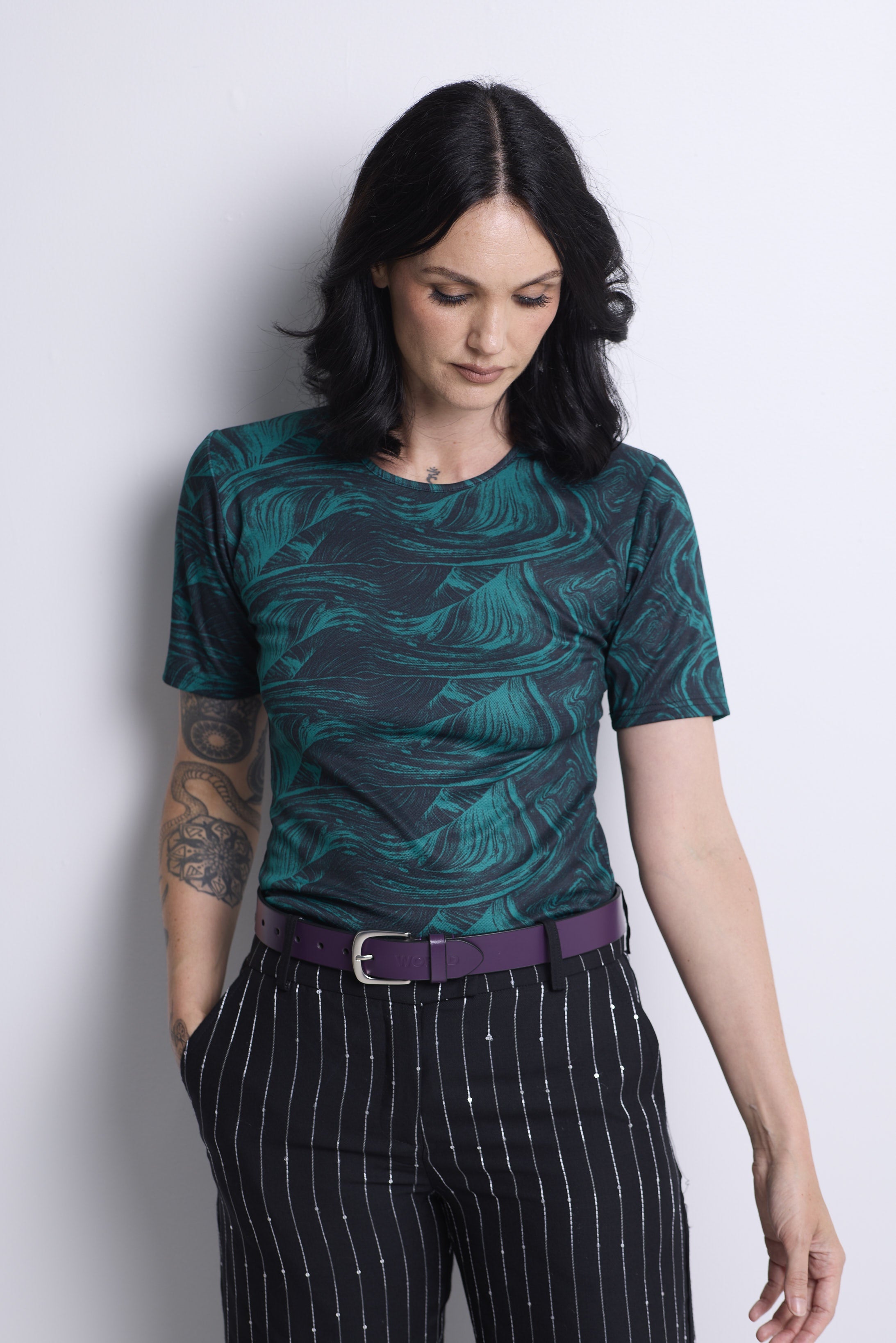 WORLD 5006 Judy T-Shirt Swirl Green