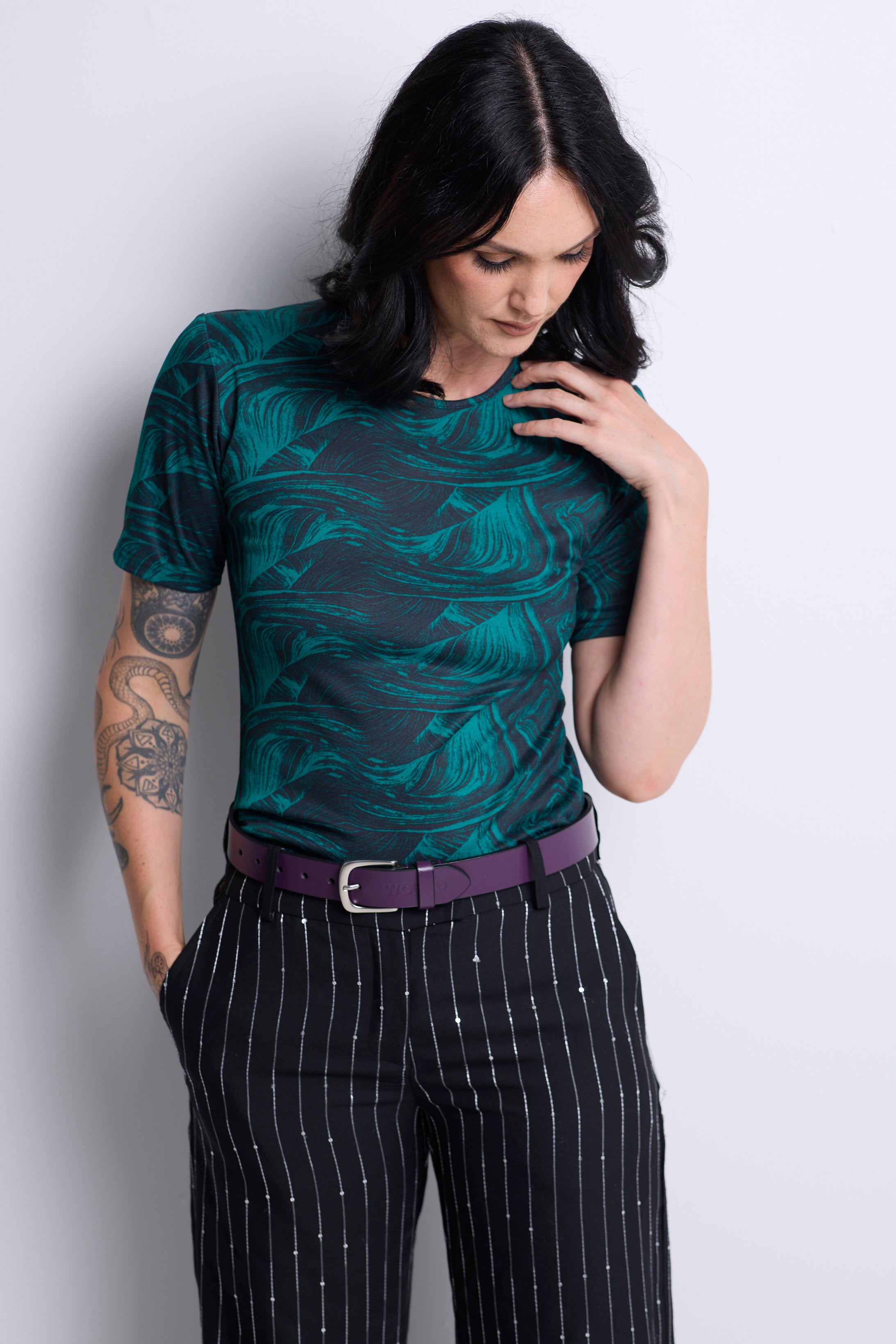 WORLD 5006 Judy T-Shirt Swirl Green