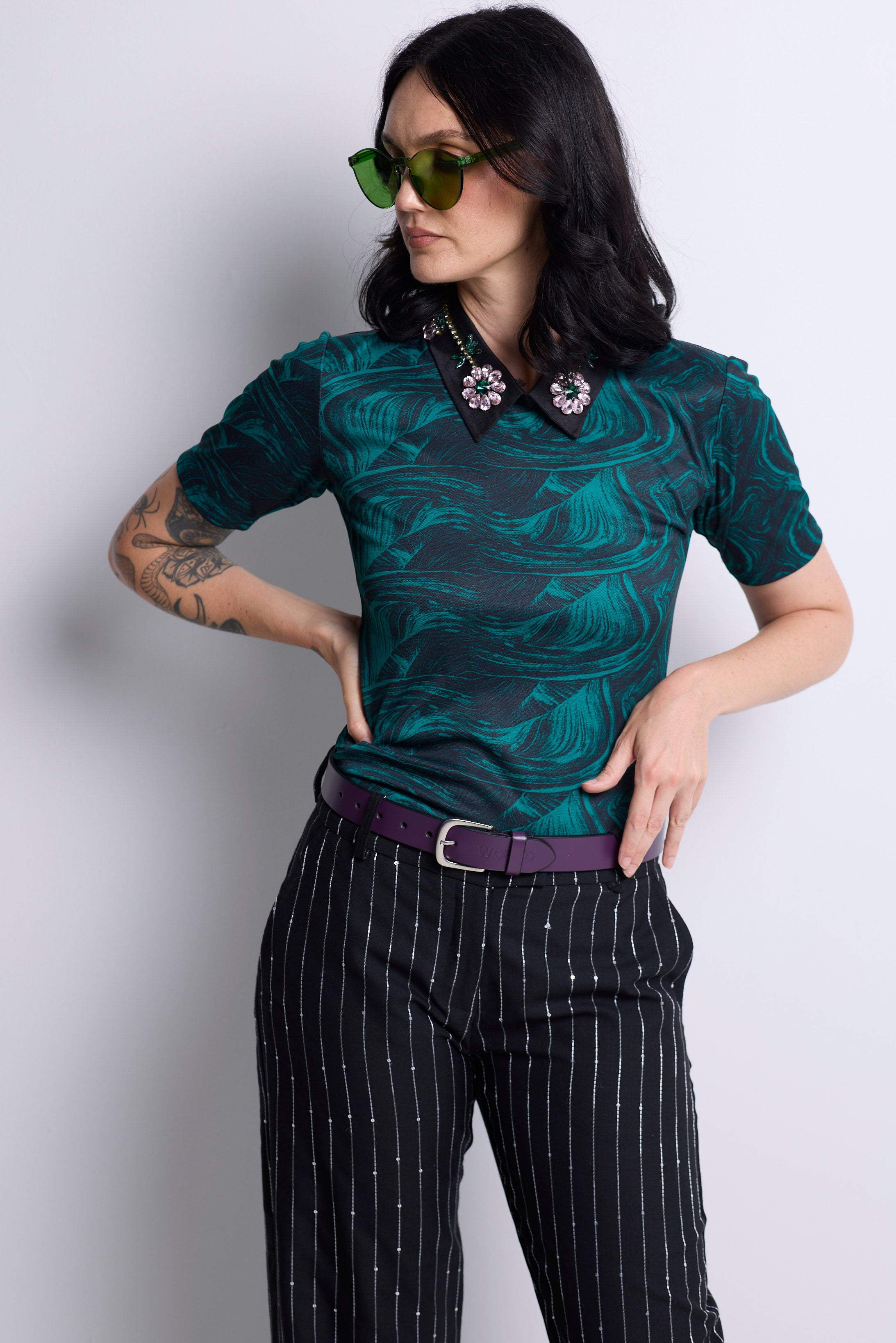 WORLD 5006 Judy T-Shirt Swirl Green