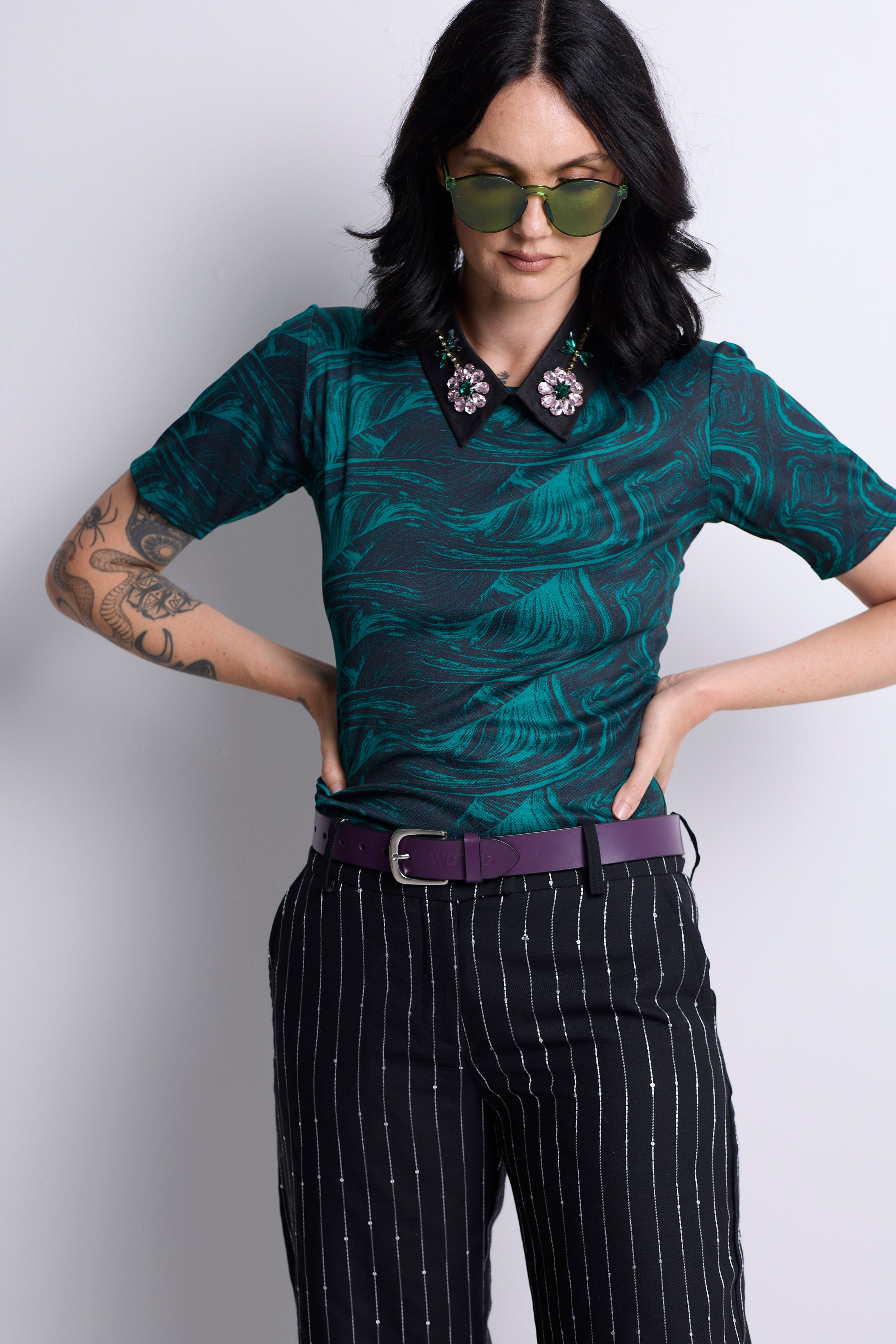 WORLD 5006 Judy T-Shirt Swirl Green