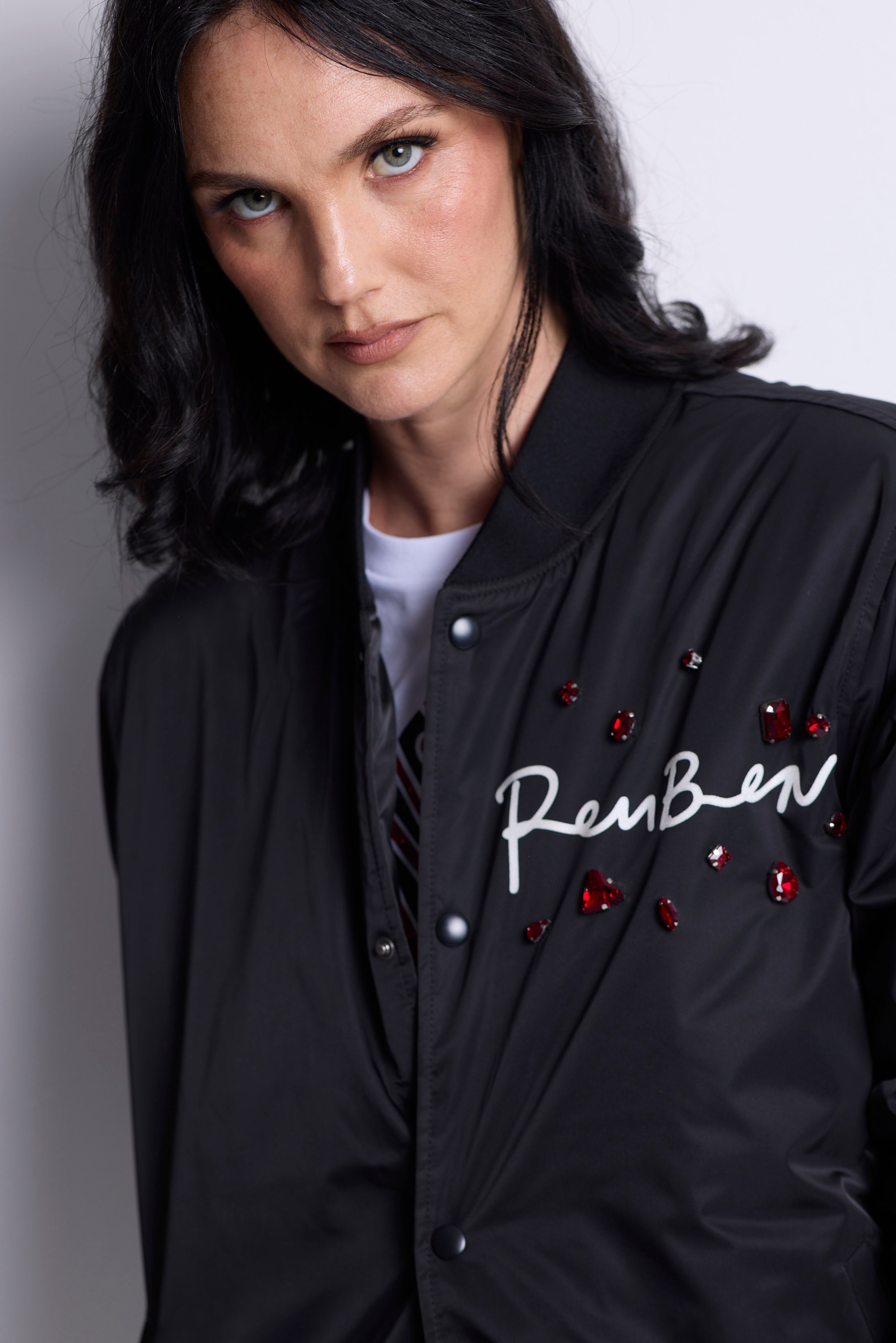 WORLD LOVES REUBEN PATERSON - Listen To Your Kuia - Glitter Bomber Jacket