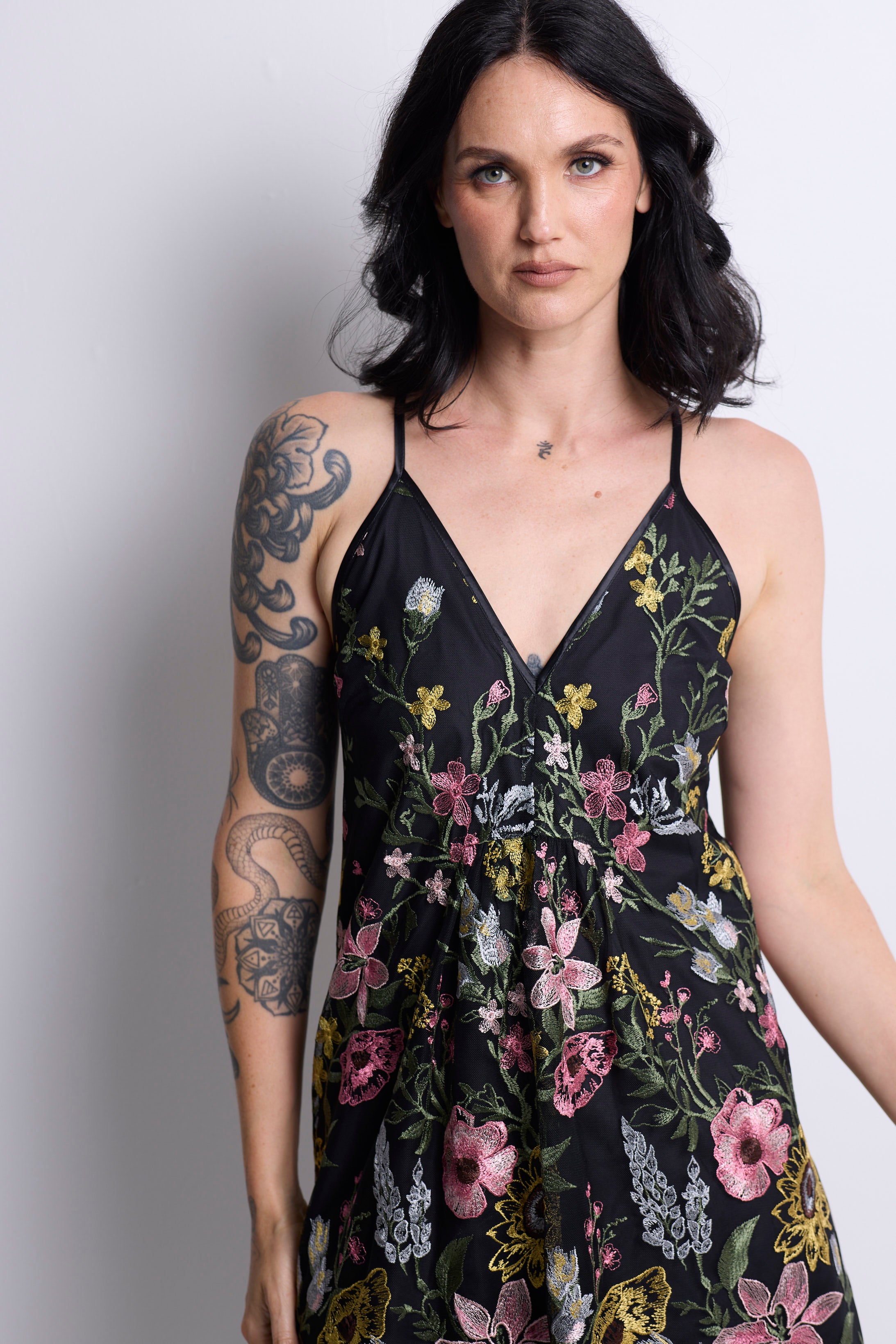WORLD 3902 Floating Flowers Dress